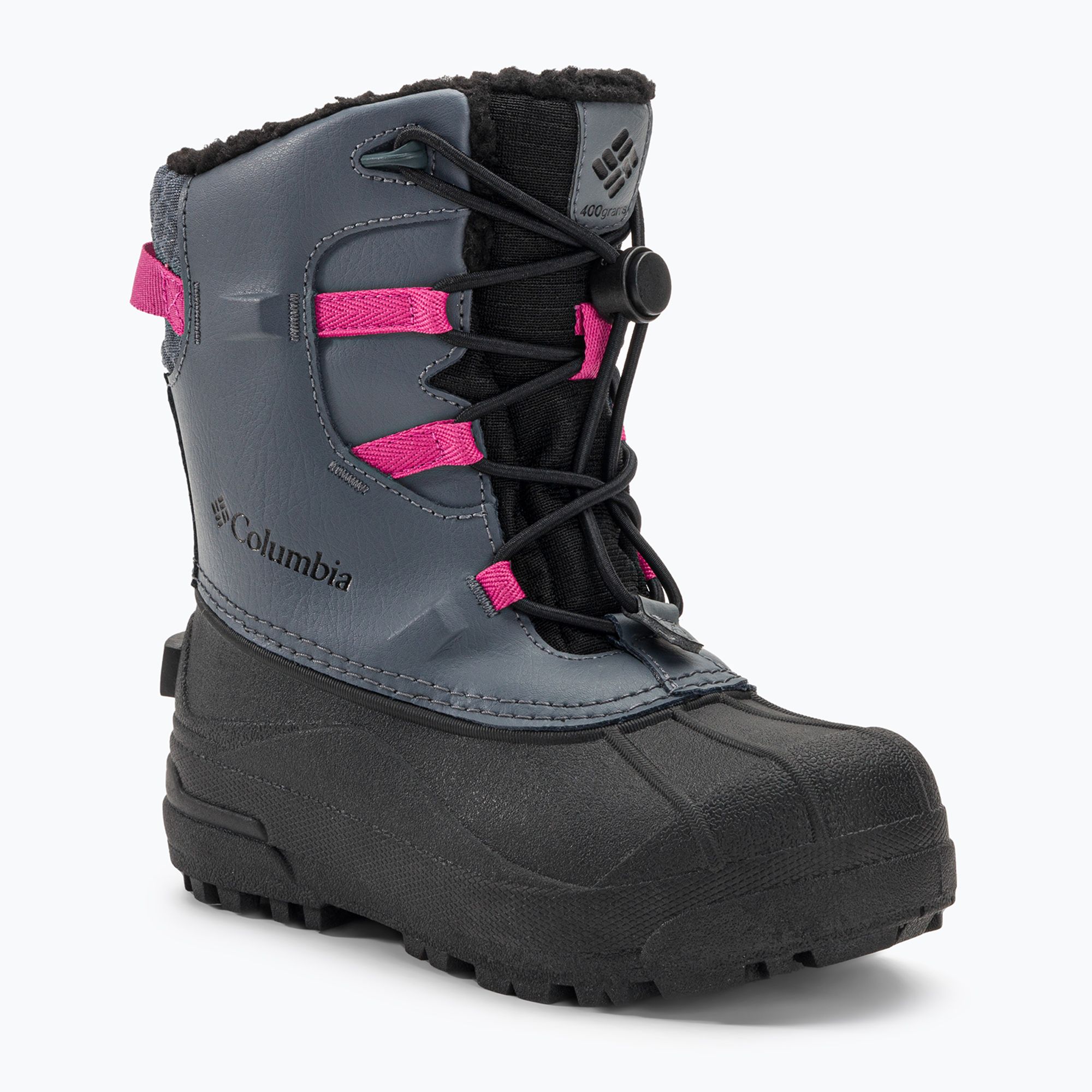 Śniegowce dziecięce Columbia Bugaboot Celsius Children graphite/wild fuchsia 