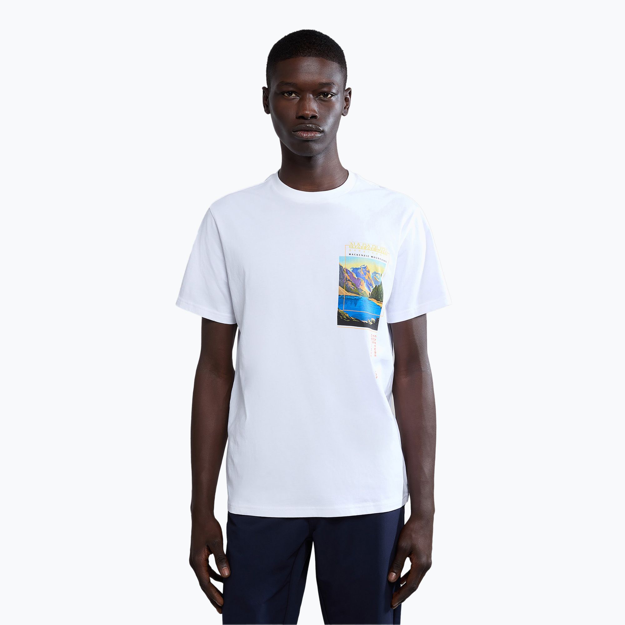 Men's Napapijri S-Canada brightwhite T-shirt (XL)