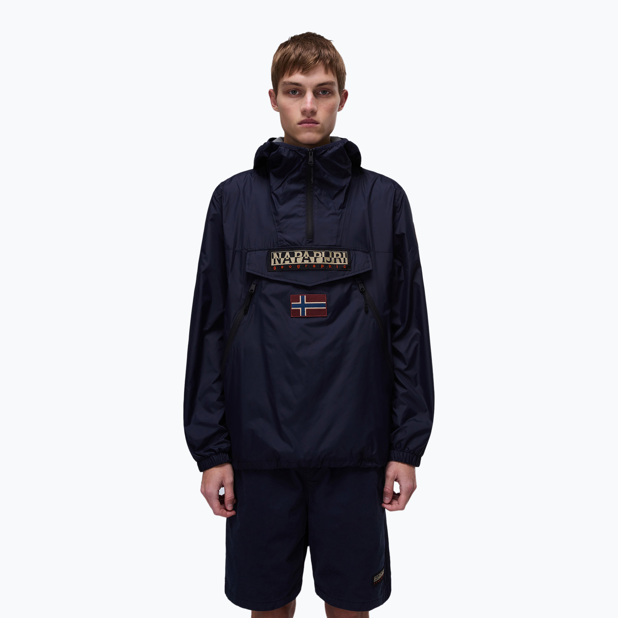 Kurtka przeciwdeszczowa męska Napapijri Rainforest WB PKT V2 blu marine 
