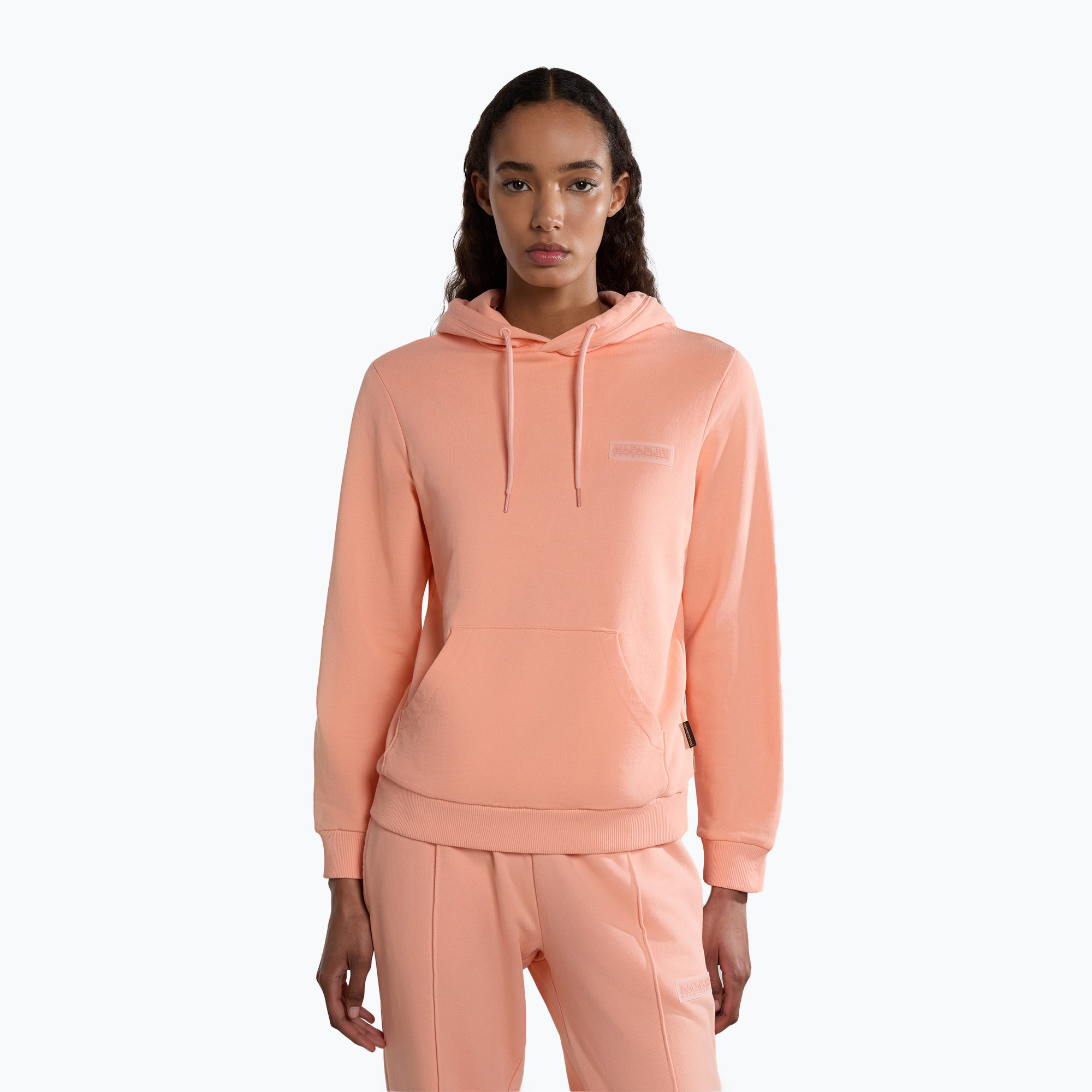 Mikina Napapijri B-Iaato H pink salmon damsack (B-Iaato H NP0A4HNUP1I1)