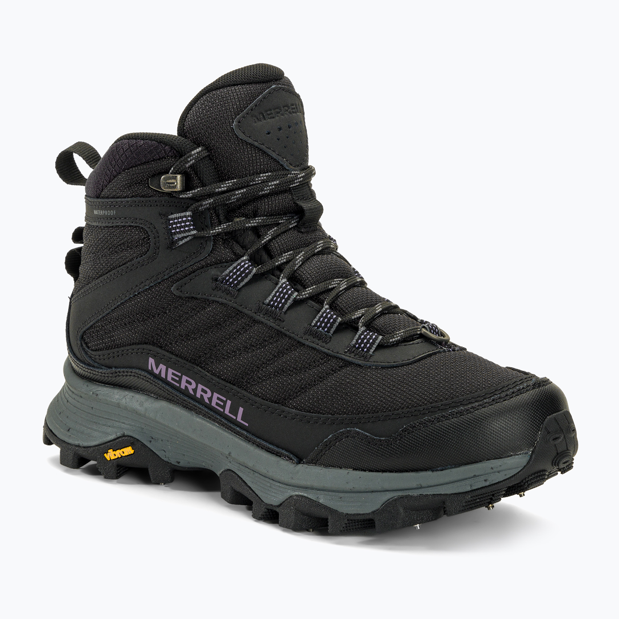 Buty turystyczne damskie Merrell Moab Speed Thermo Spike Mid WP black 