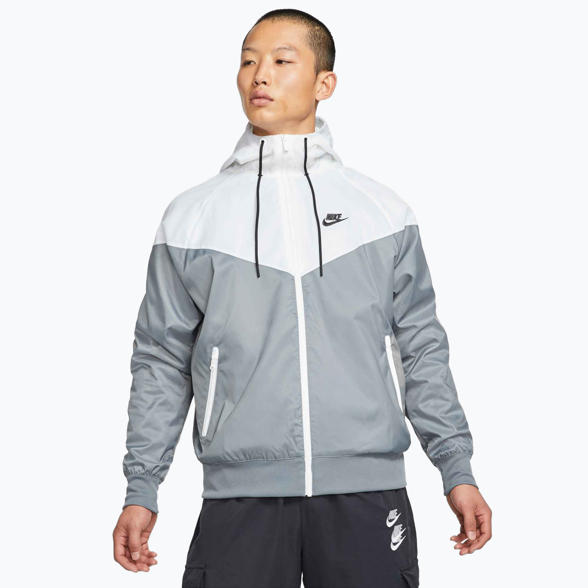 Kurtka męska Nike Sportswear Windrunner smoke grey/white/smoke grey/black 