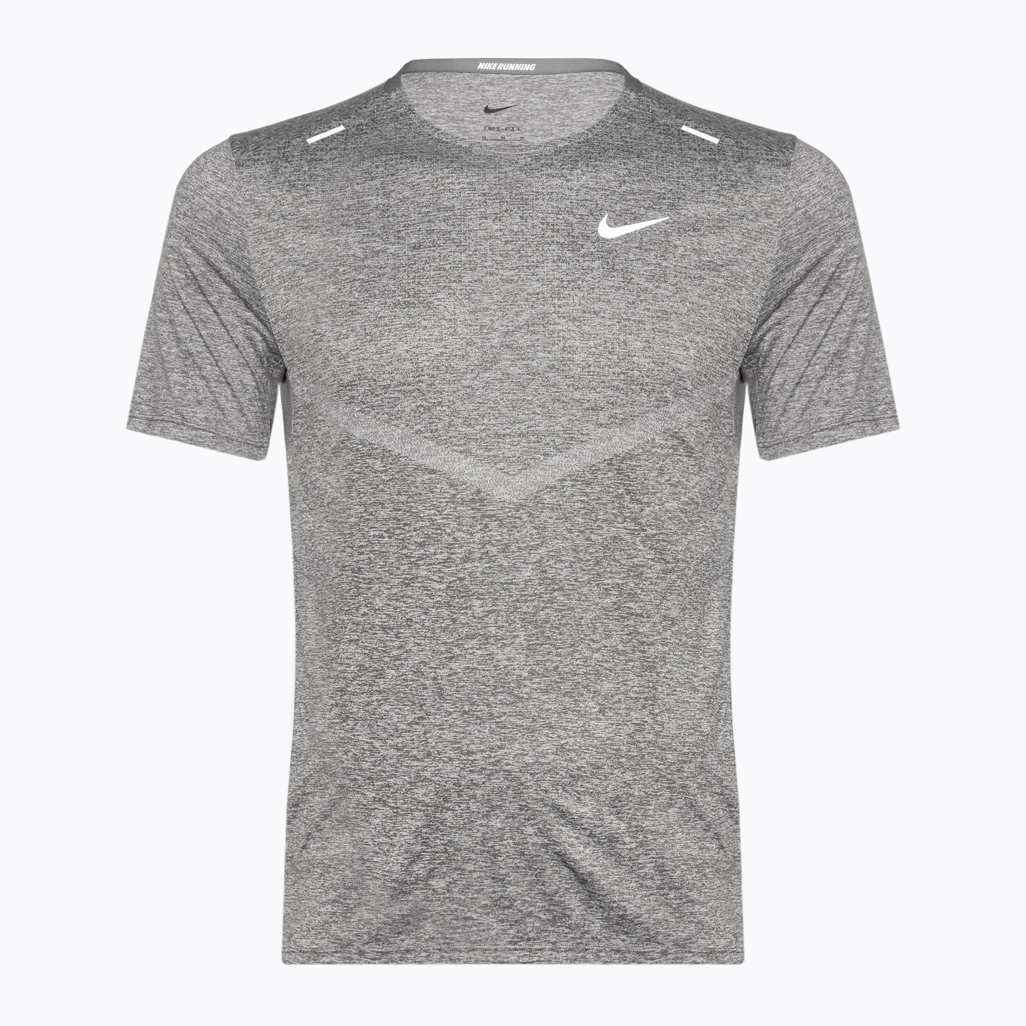 Koszulka do biegania męska Nike Dri-Fit Rise 365 smoke grey/heather 
