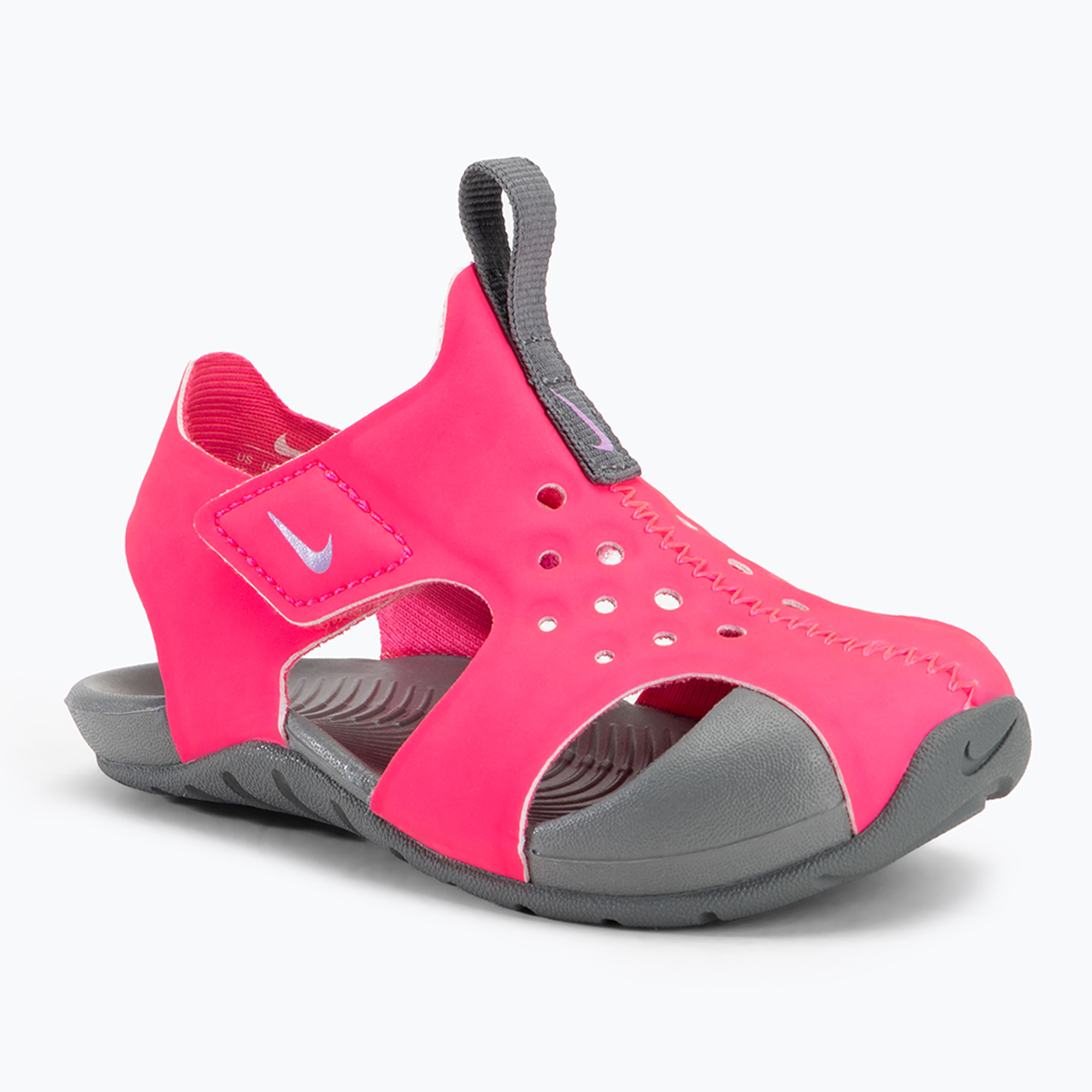Sandały dziecięce Nike Sunray Protect 2 hyper pink/smoke grey/fuchsia glow 