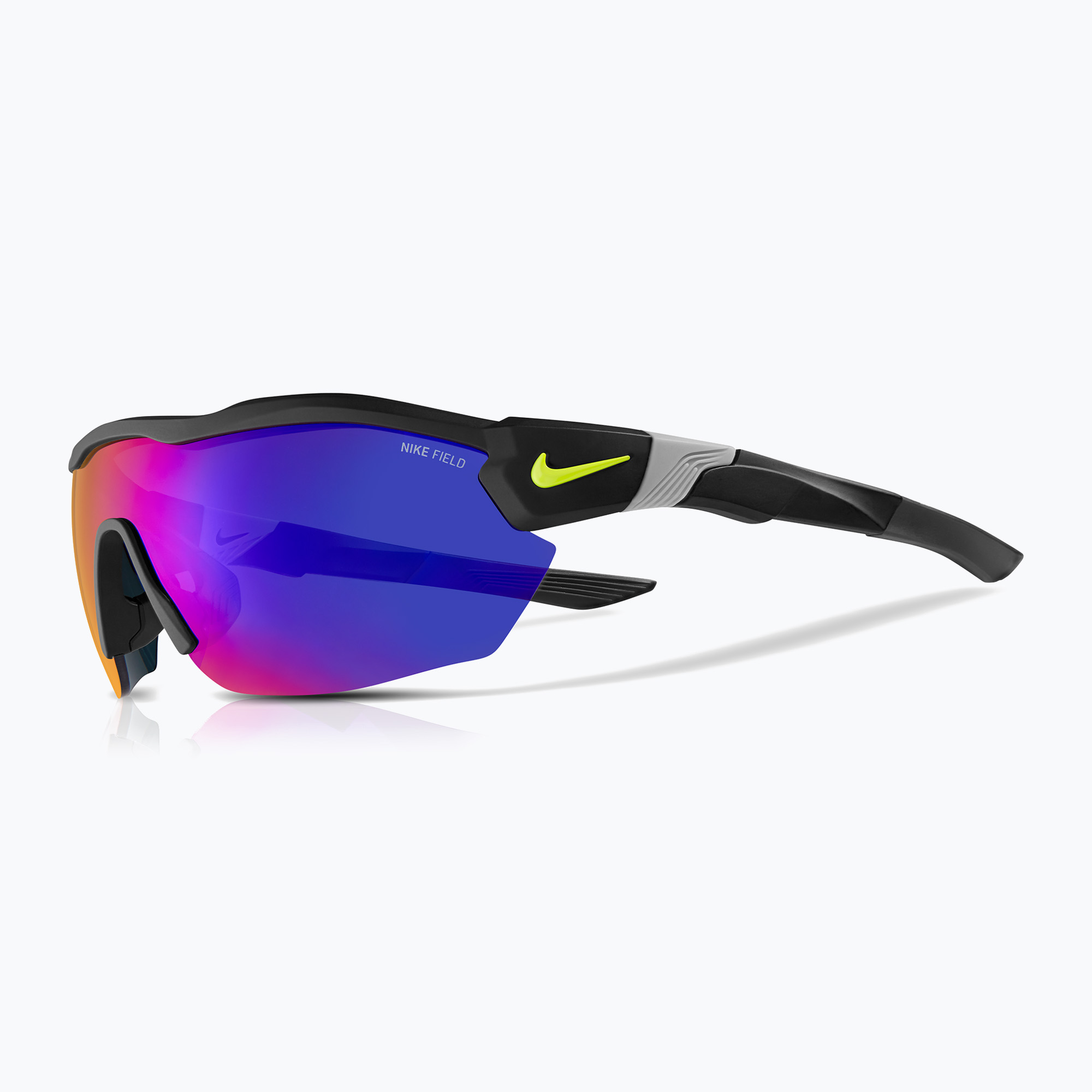 Okulary przeciwsłoneczne męskie Nike Show X3 Elite L matte black/volt/field tint 