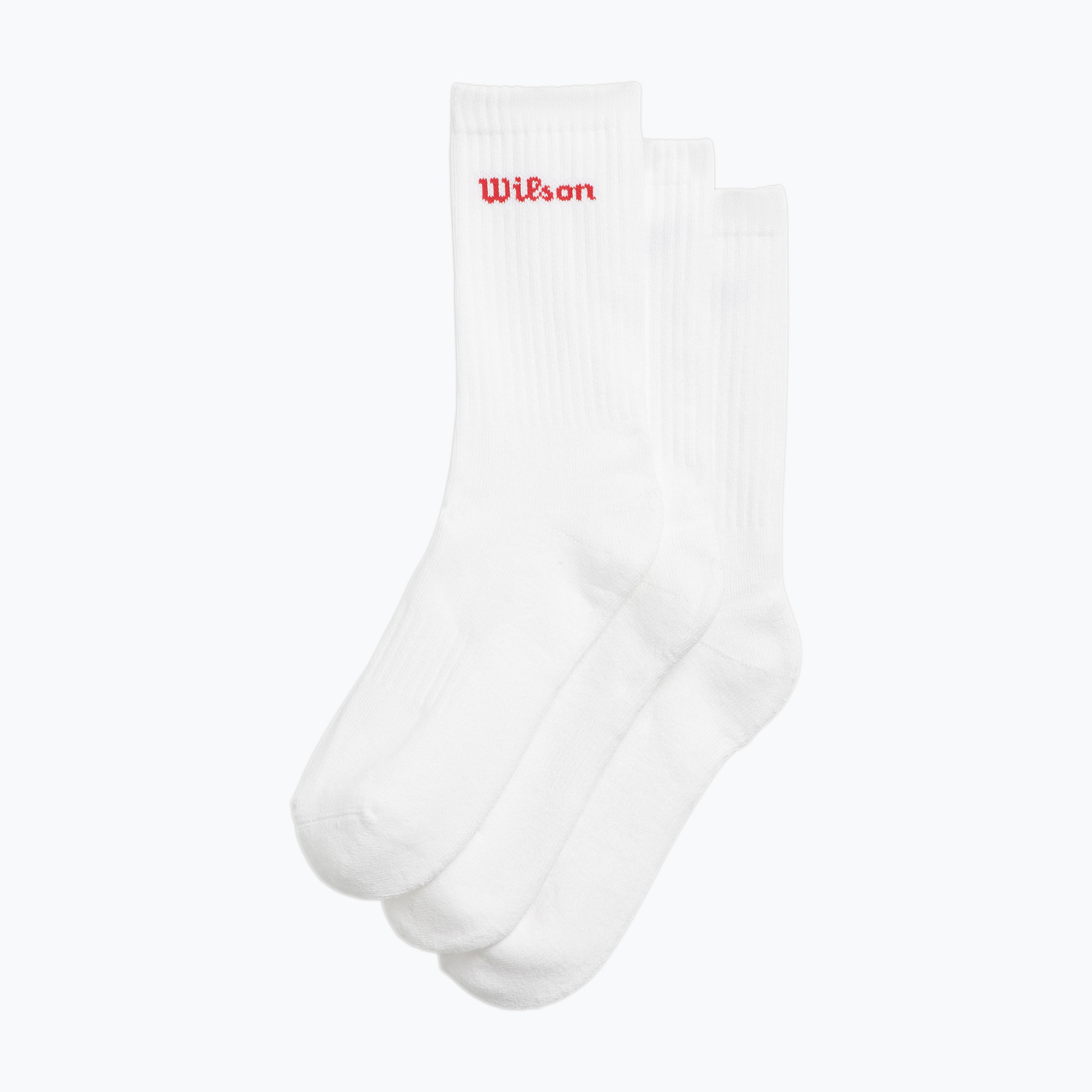Чорапи Wilson Crew Logo 3 чифта bright white