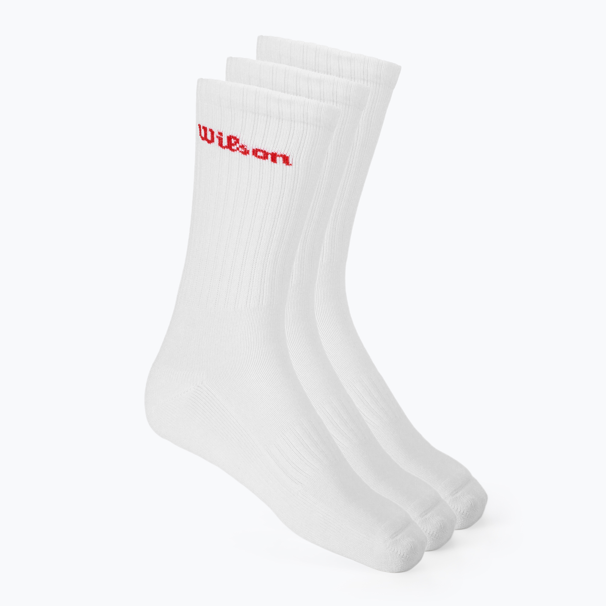 Чорапи Wilson Crew Logo 3 чифта bright white