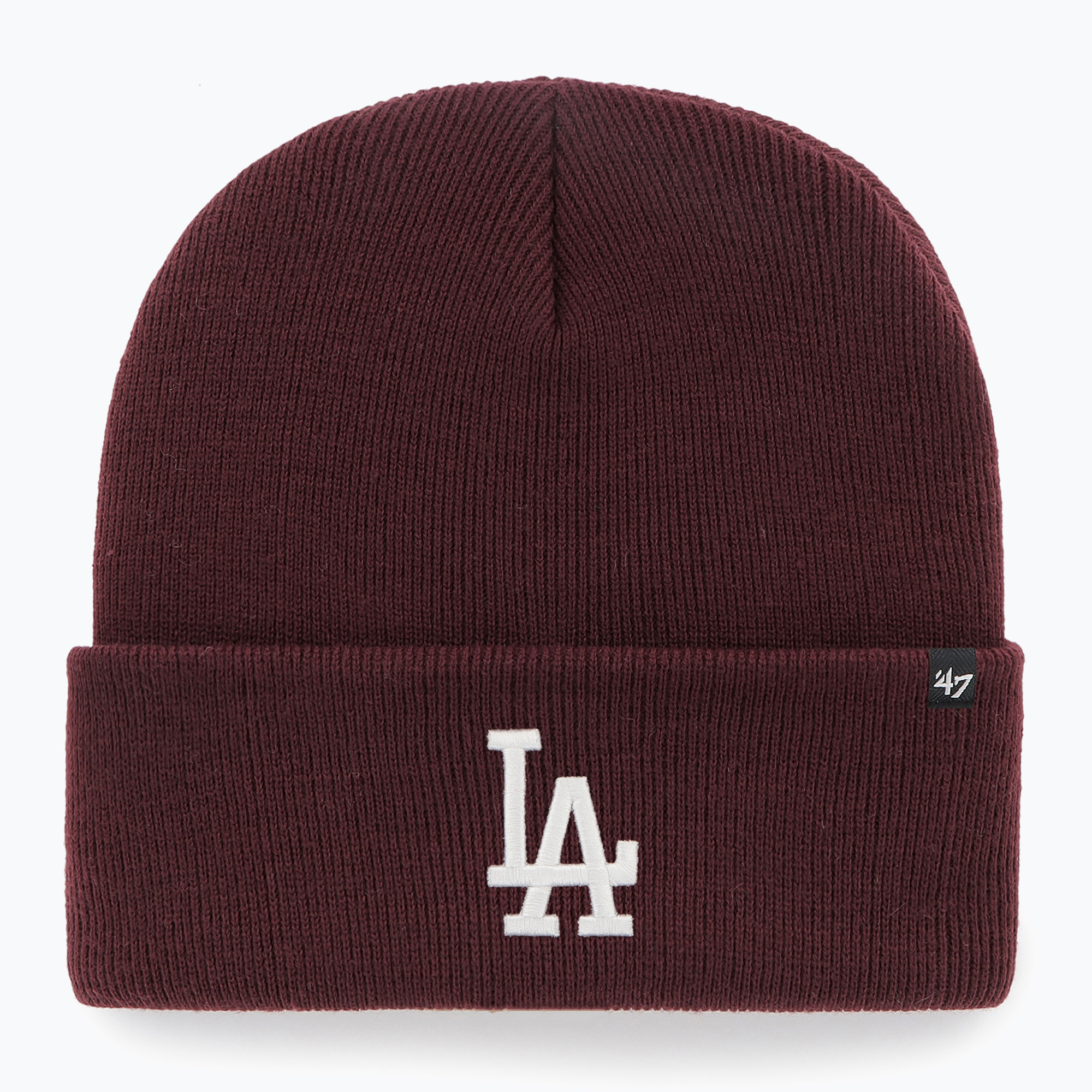 Зимна шапка 47 Brand MLB Los Angeles Dodgers Haymaker dark maroon