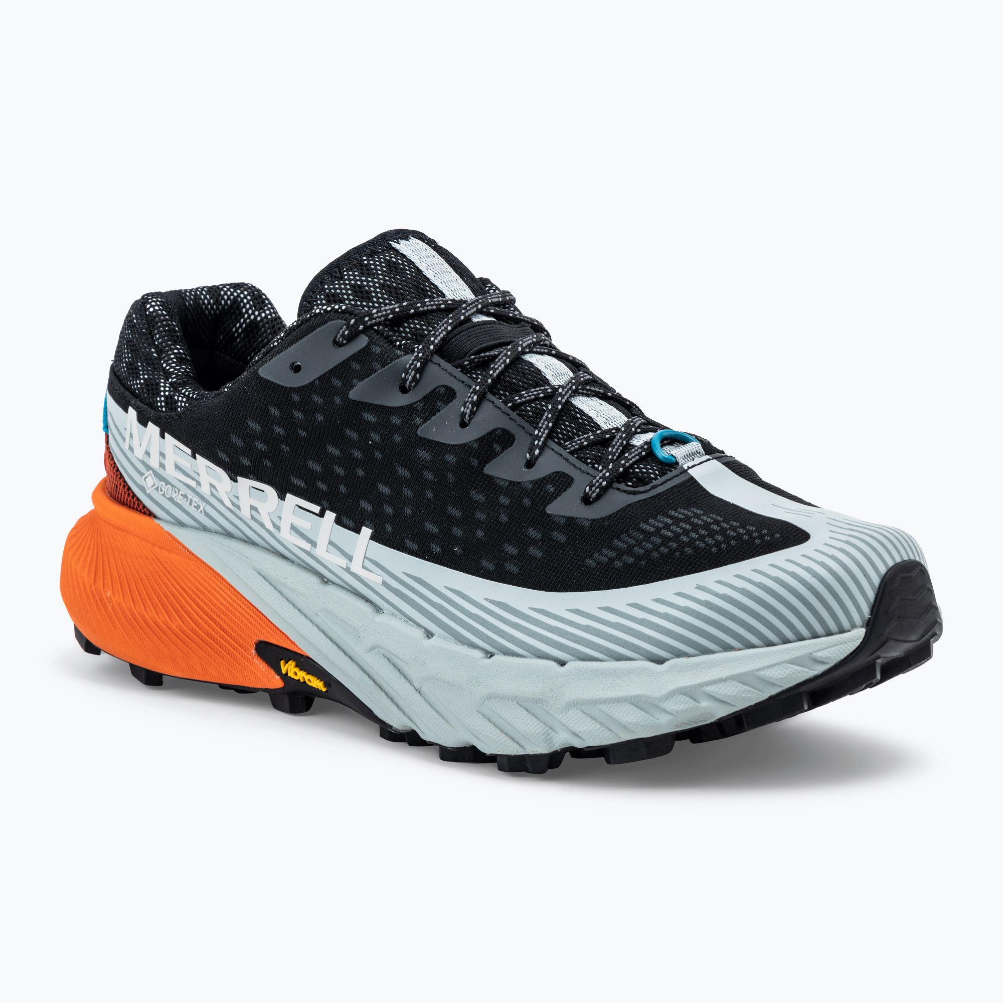Buty do biegania męskie Merrell Agility Peak 5 Gtx black/tangerine 