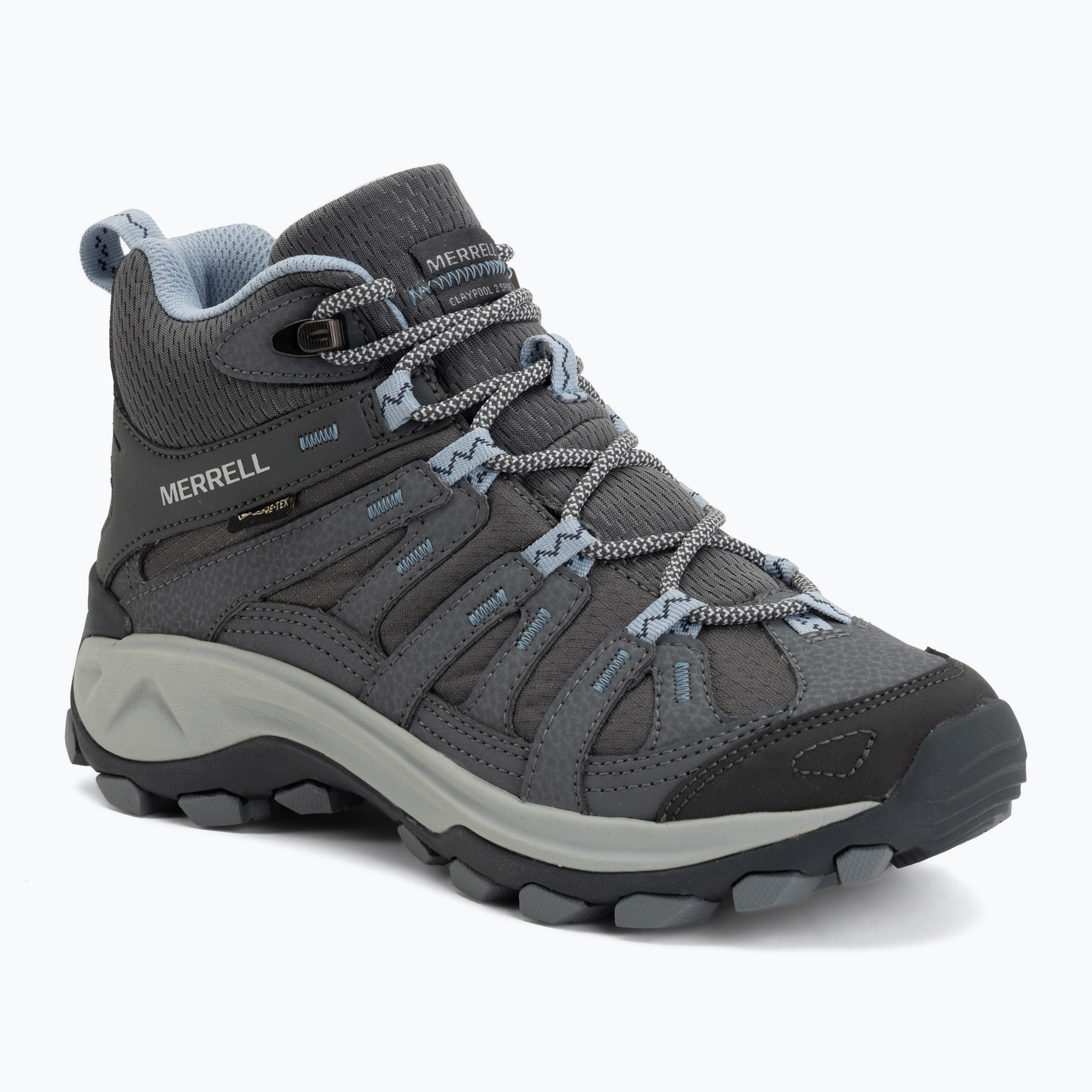 Дамски туристически обувки Merrell Claypool 2 Sport Mid Gtx rock