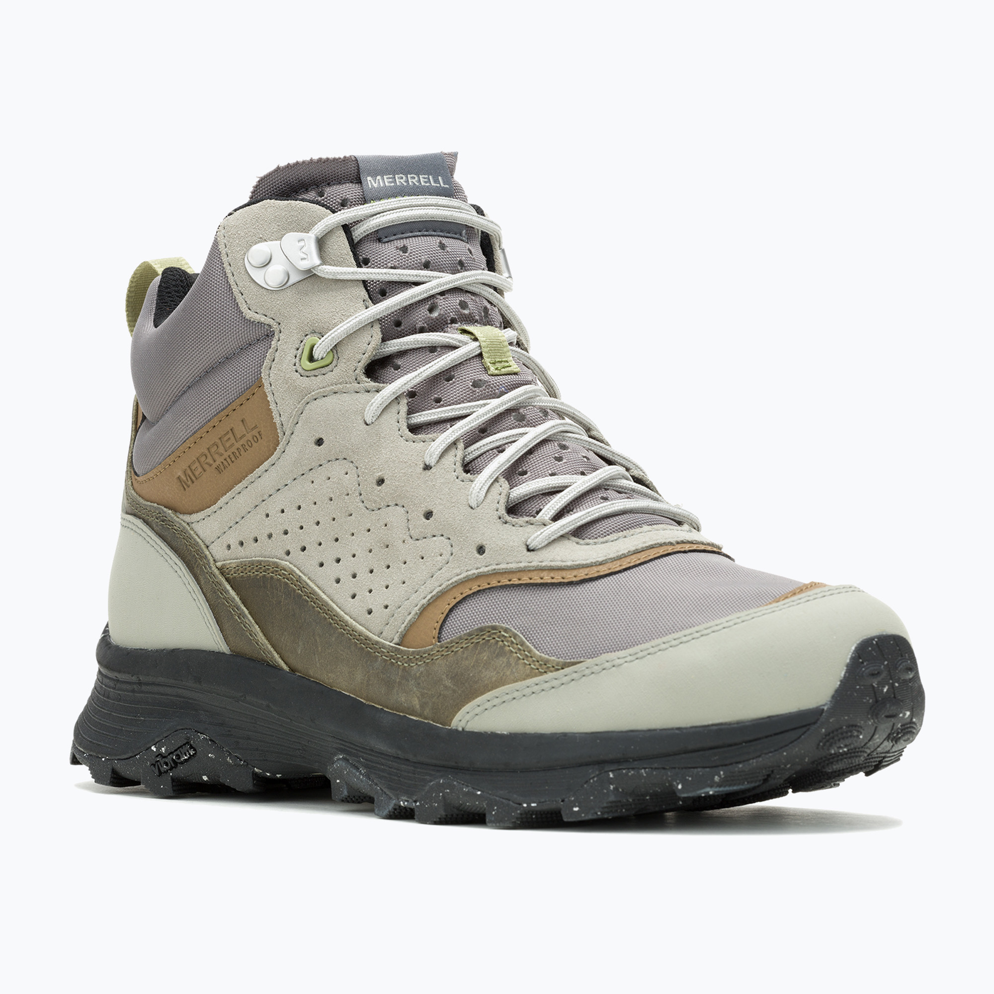 Buty turystyczne męskie Merrell Speed Solo Mid WP grey 