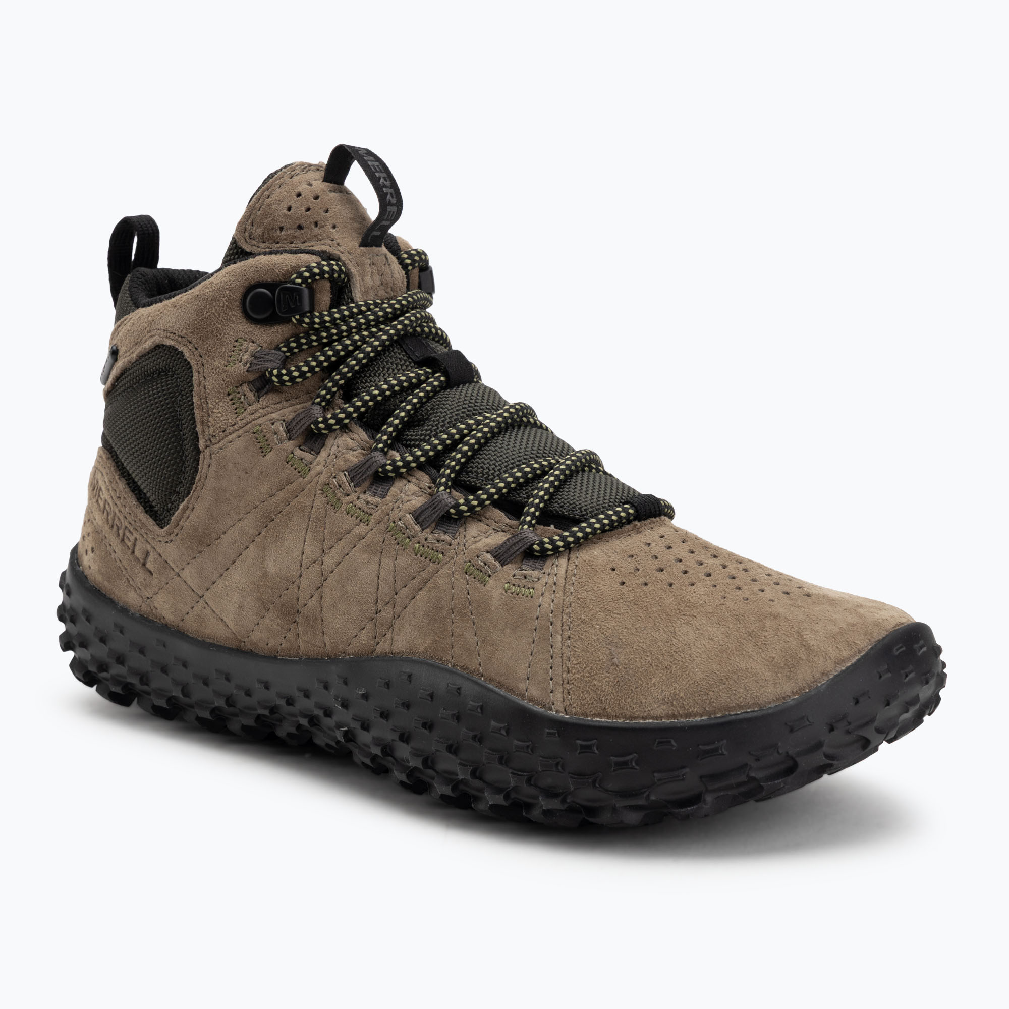 Buty barefoot męskie Merrell Wrapt Mid WP olive/black 