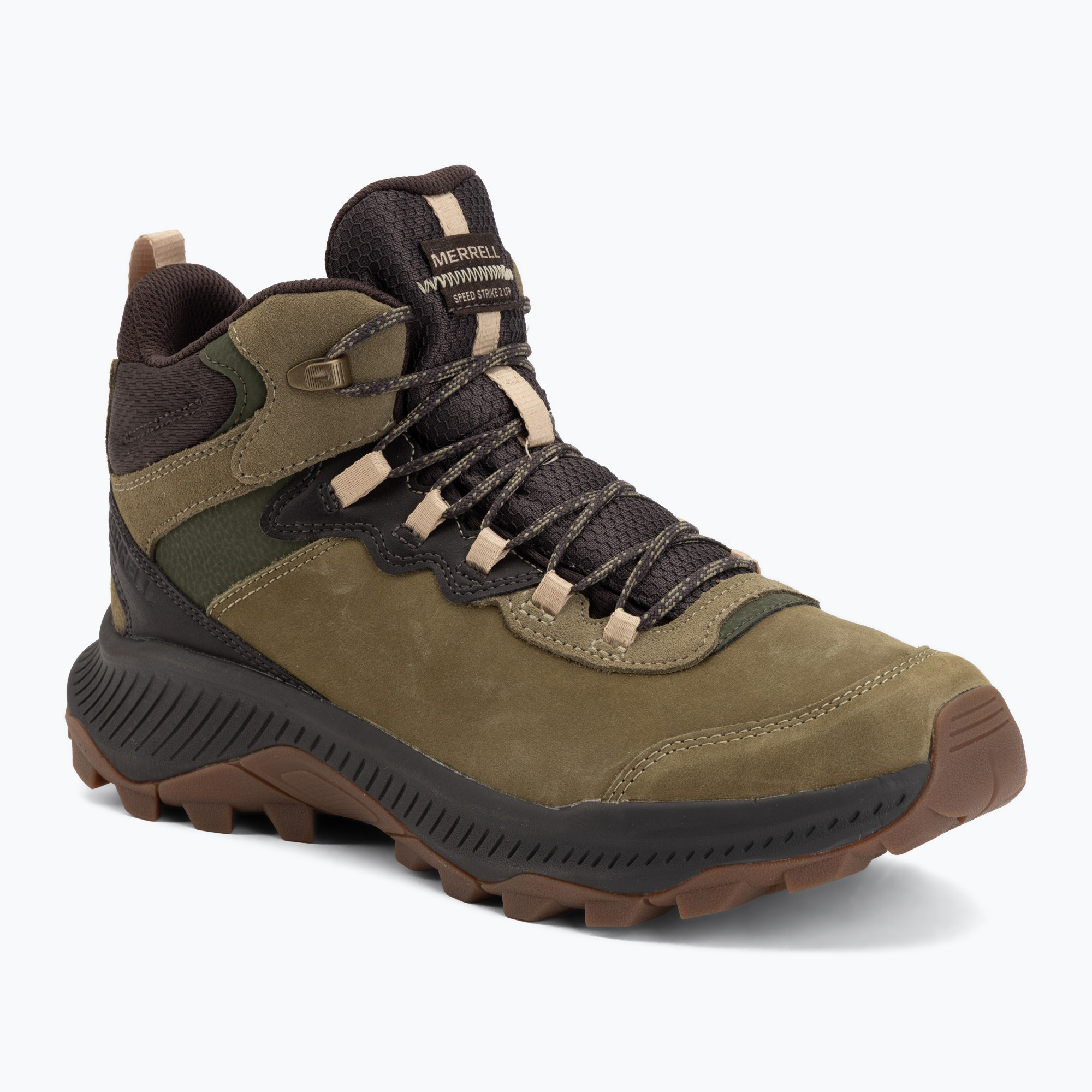 Buty turystyczne męskie Merrell Speed Strike 2 Leather Mid Khaki