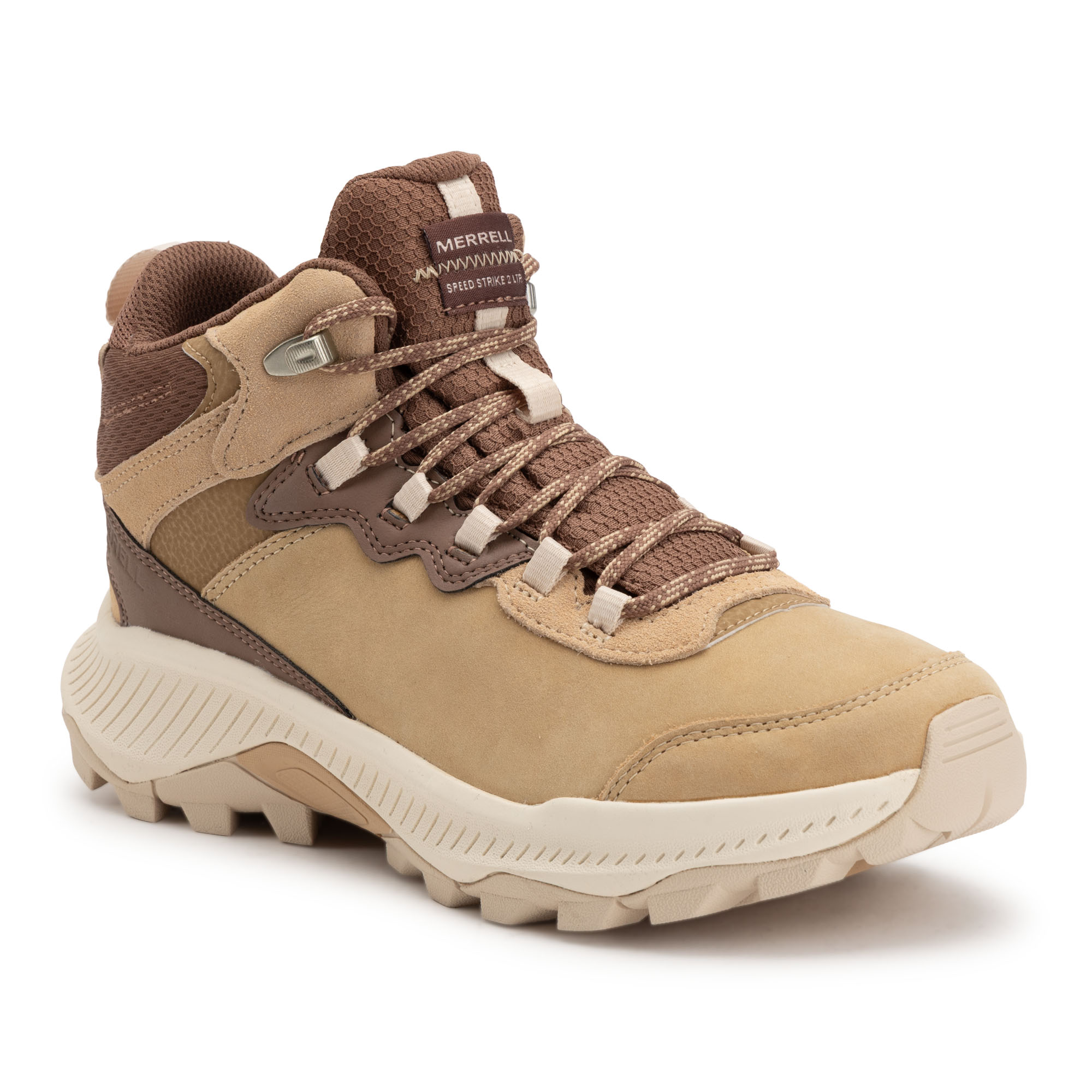 Buty turystyczne damskie Merrell Speed Strike 2 Ltr Mid Wp latte 