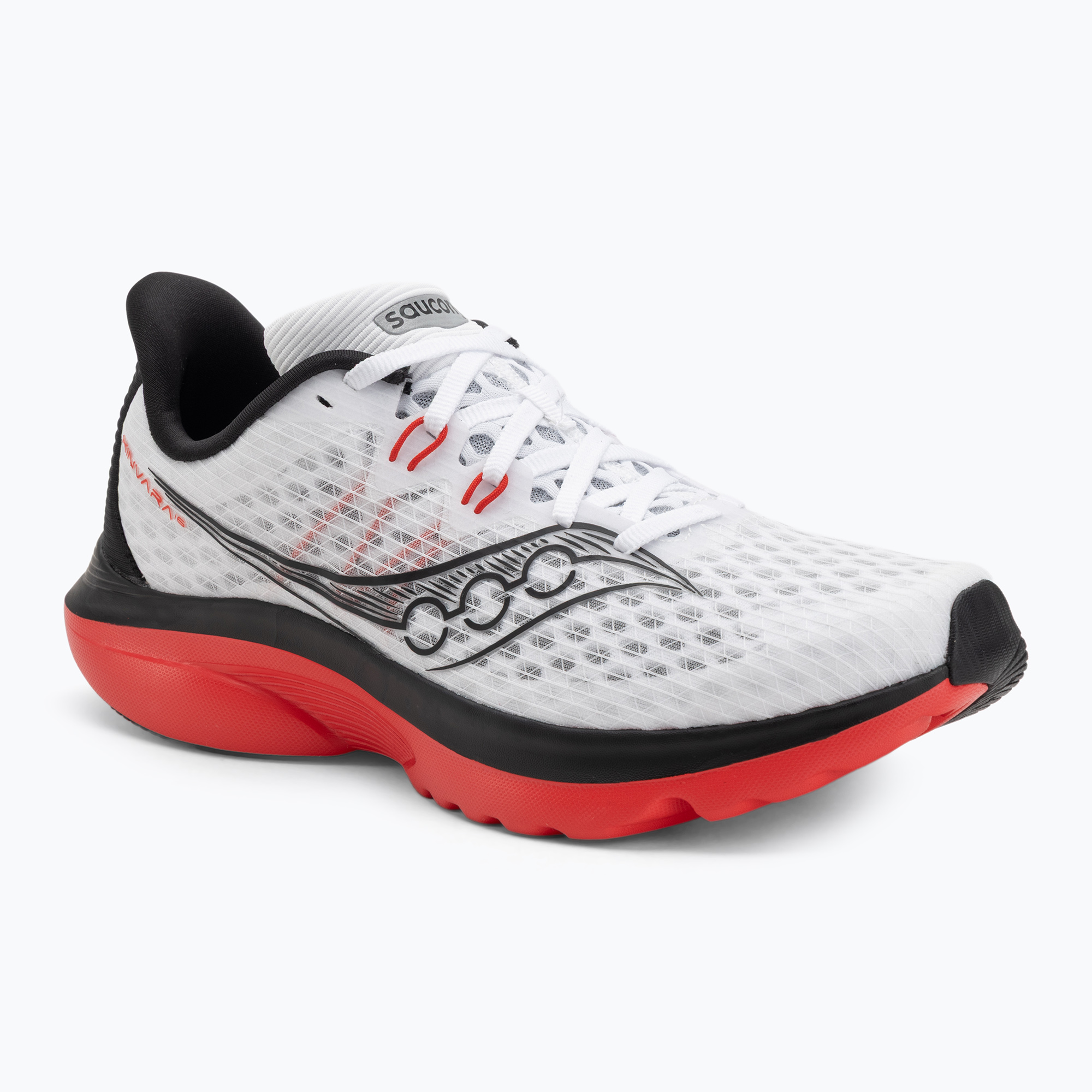 Buty do biegania męskie Saucony Kinvara 16 white/red 