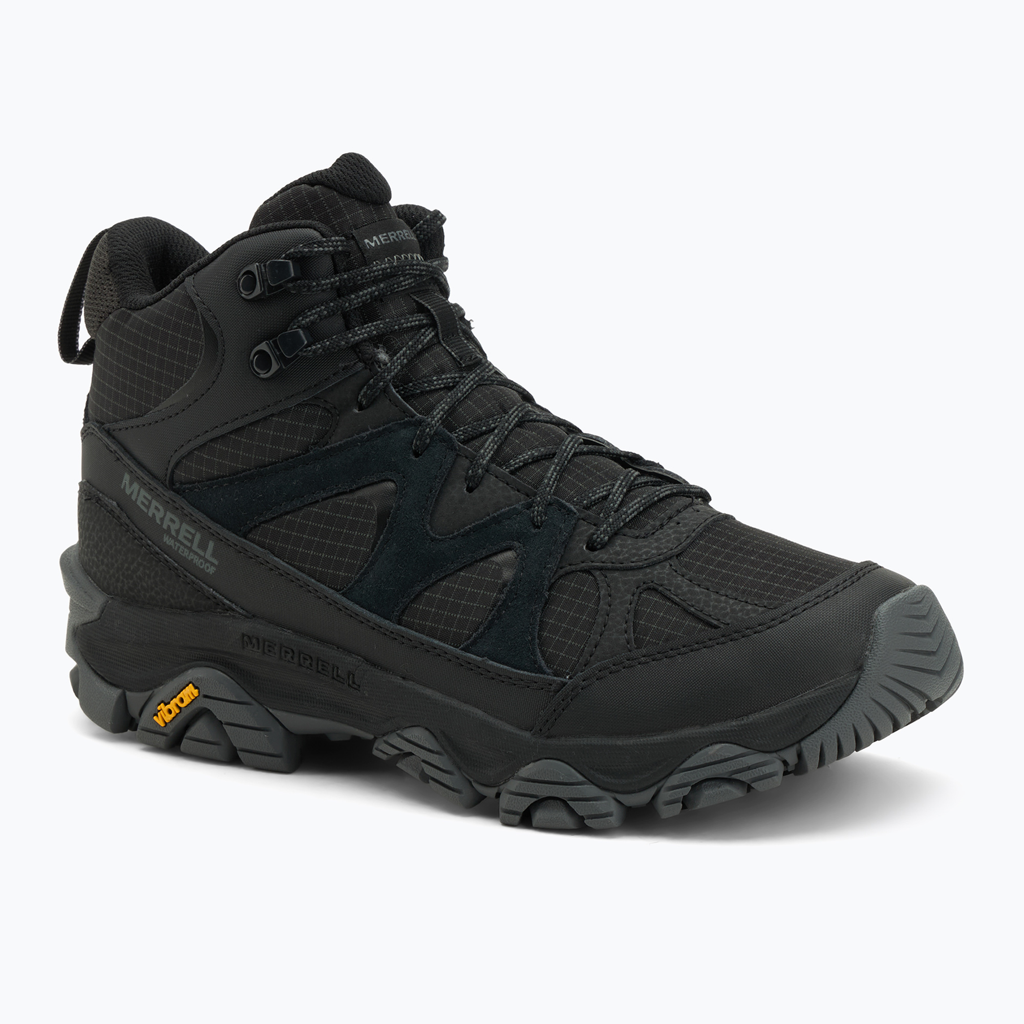 Buty turystyczne męskie Merrell Thermo Snow Grip Mid Wp black 