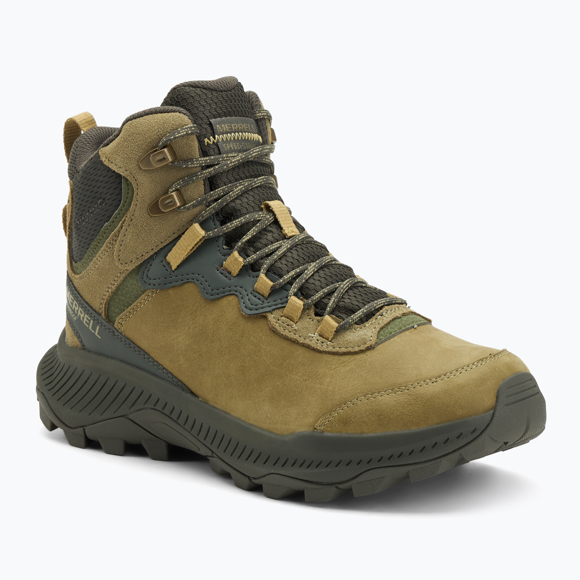 Buty turystyczne męskie Merrell Speed Strike 2 Ltr Thrm Mid Wp drab 
