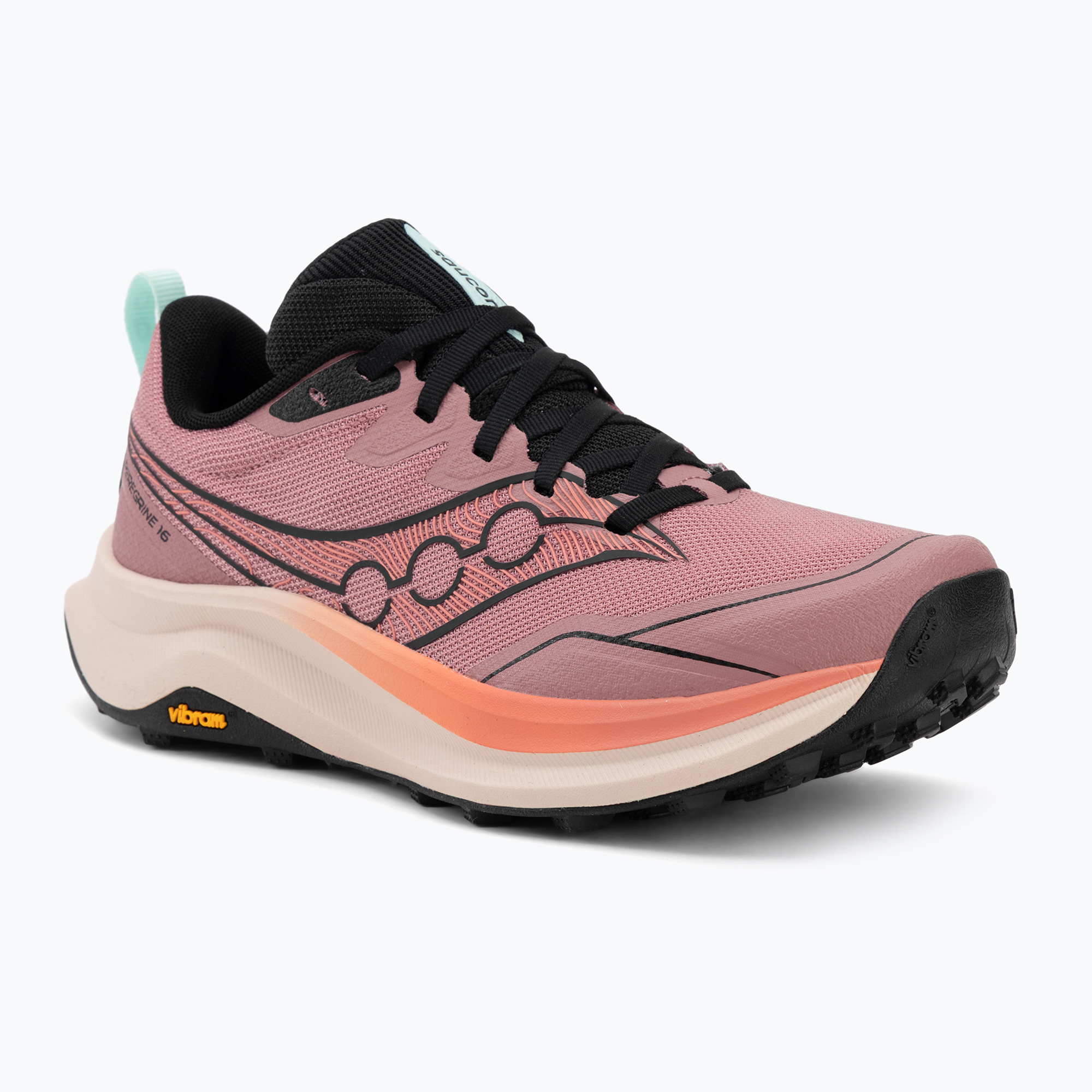 Дамски обувки за бягане Saucony Peregrine 16 mauve/salmon