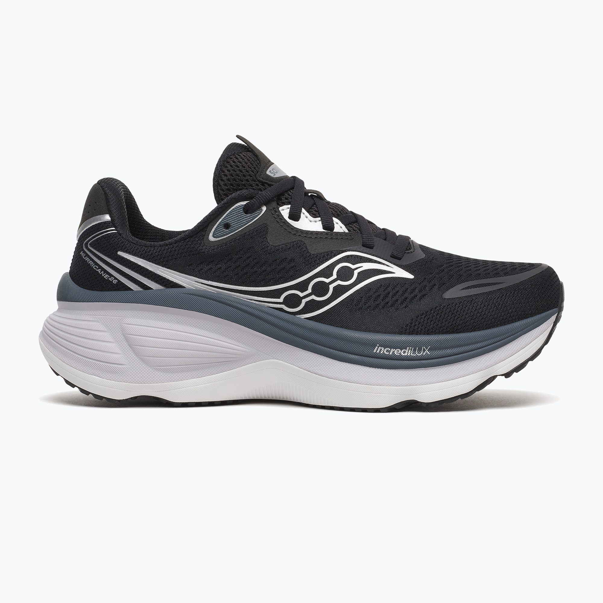 Încălțăminte de alergare pentru femei Saucony Hurricane 26 black/silver