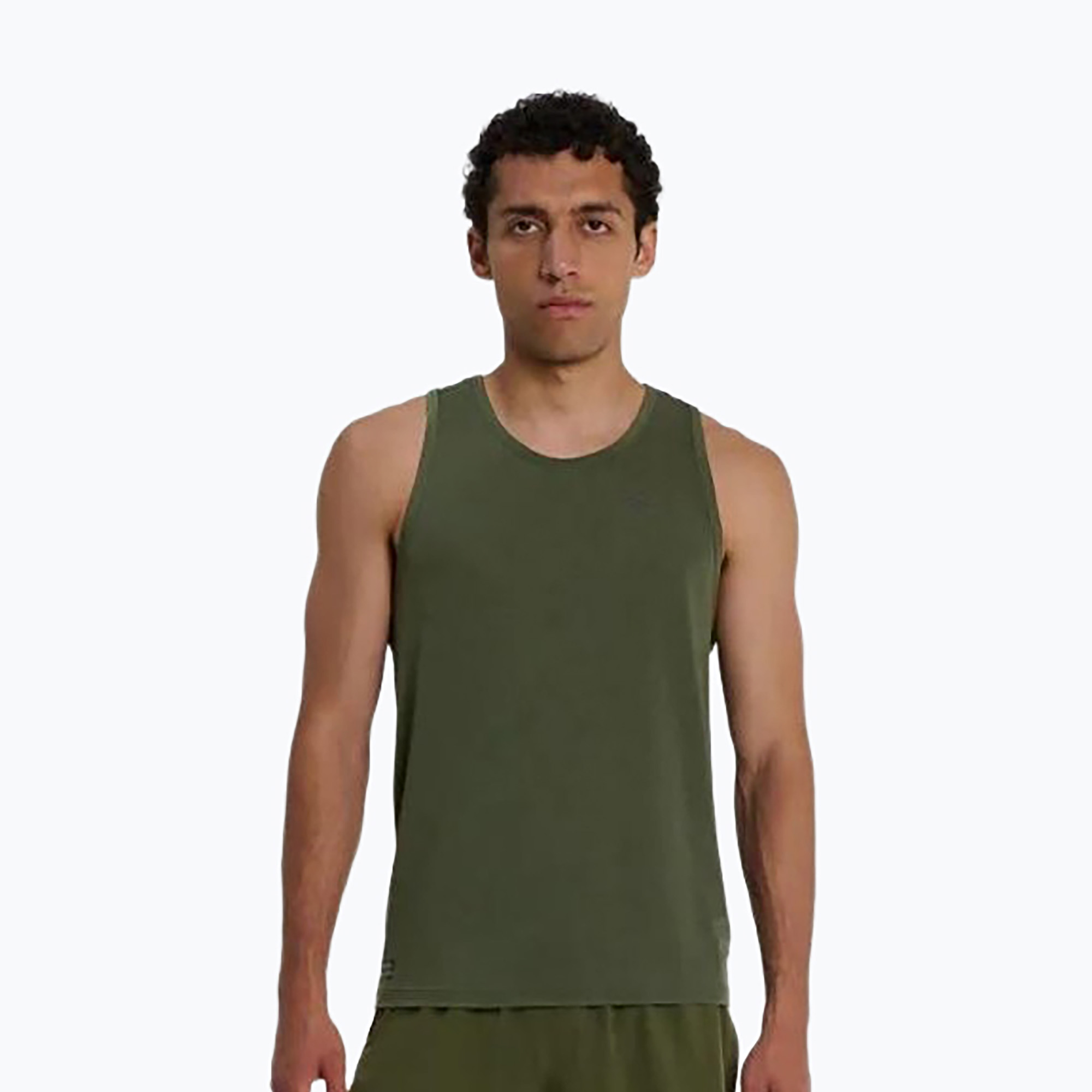Мъжка тениска за бягане Saucony Stopwatch Singlet fatigue heather