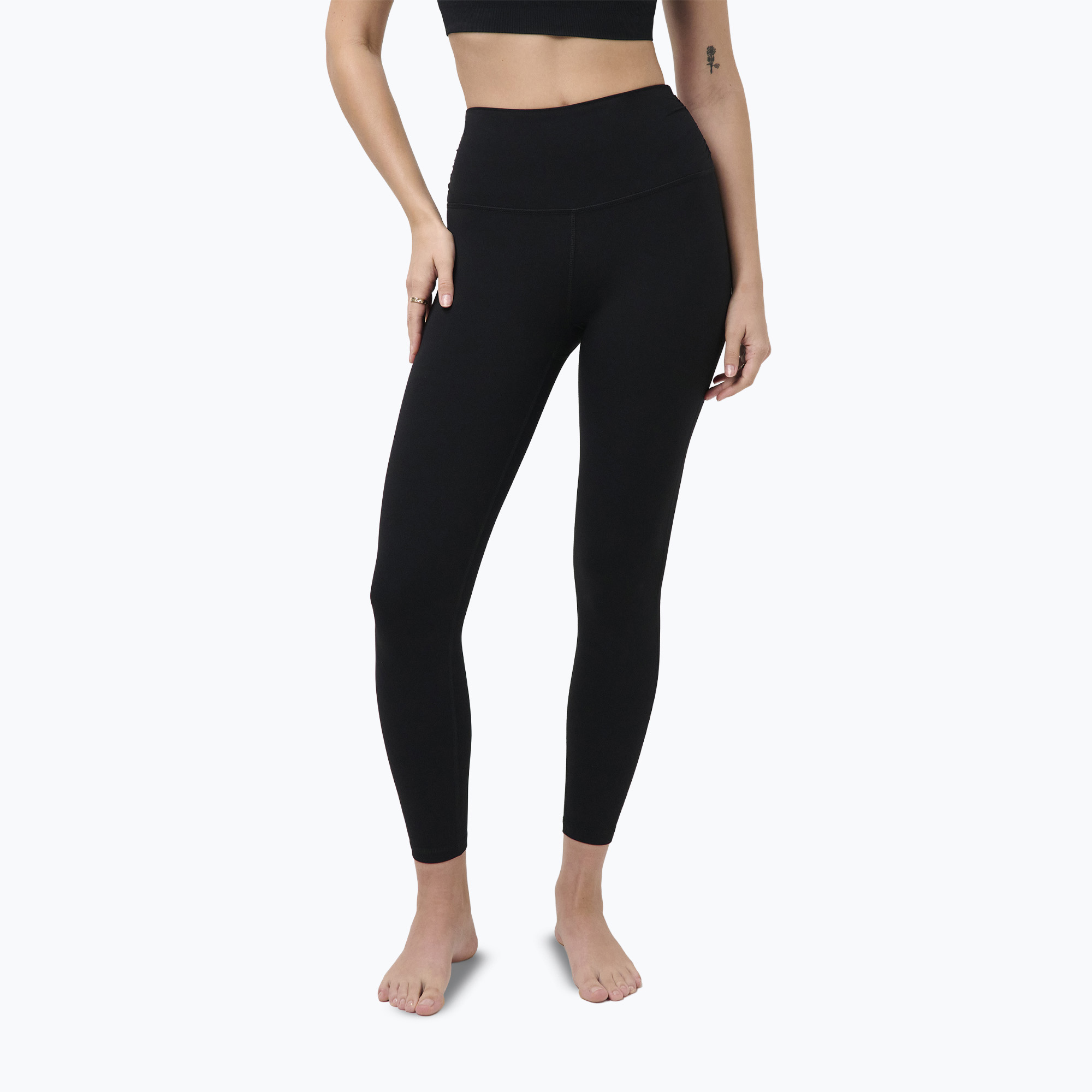 Дамски тренировъчен клин Sweaty Betty Ultimate Studio 7/8 Ruched black