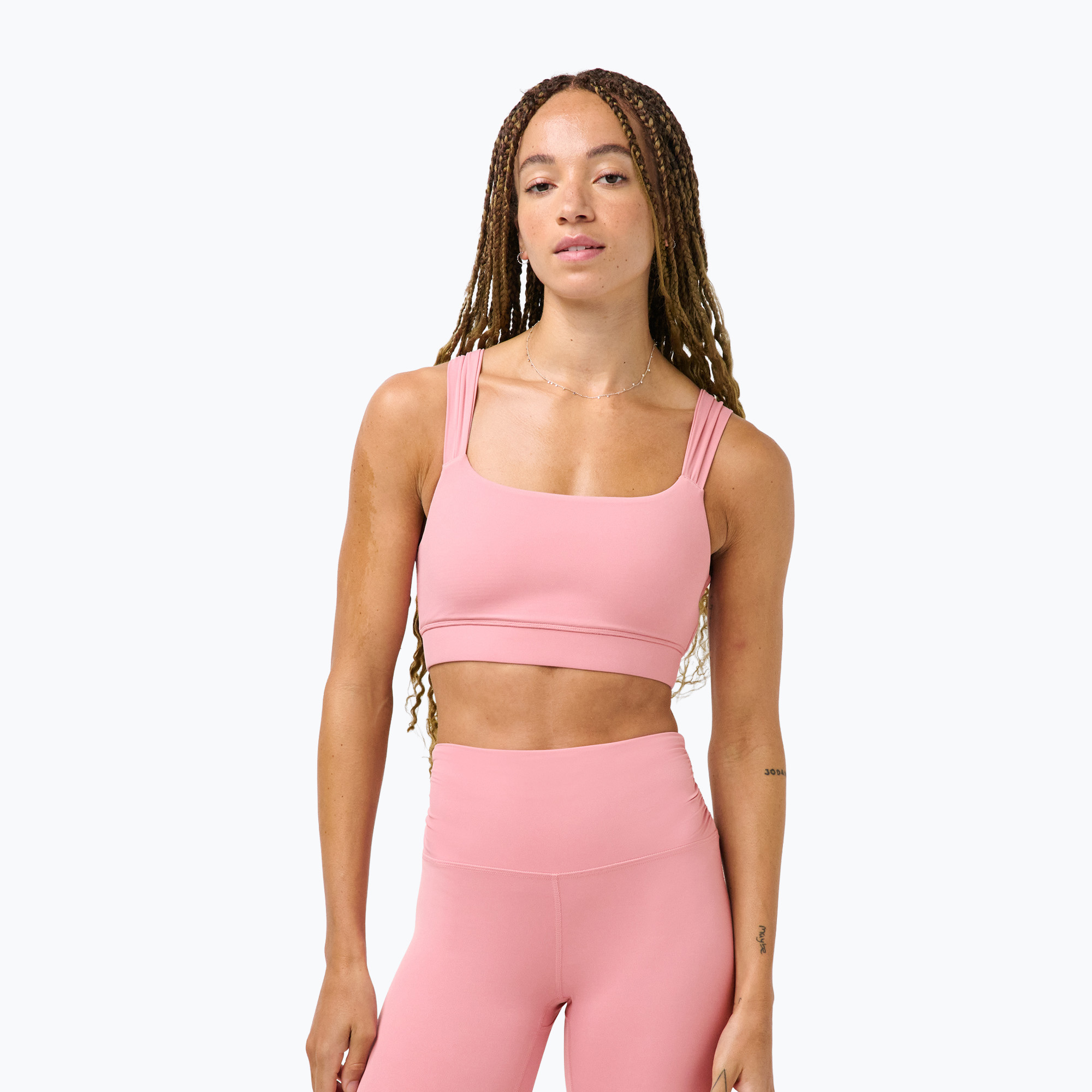 Спортен сутиен  Sweaty Betty Ultimate Studio Ruched dark deco pink