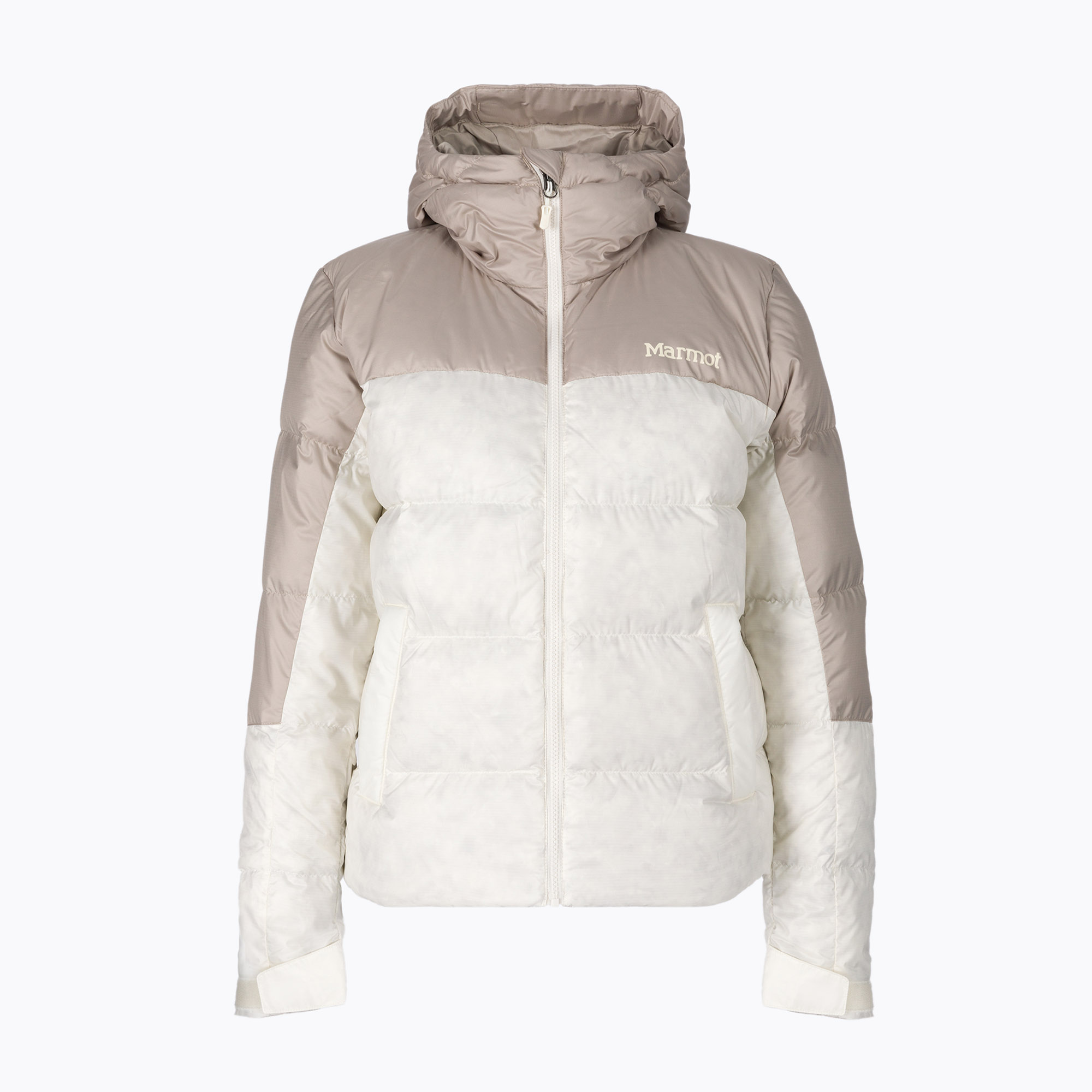 Kurtka puchowa damska Marmot Guides Down Hoody papyrus/sandbar 