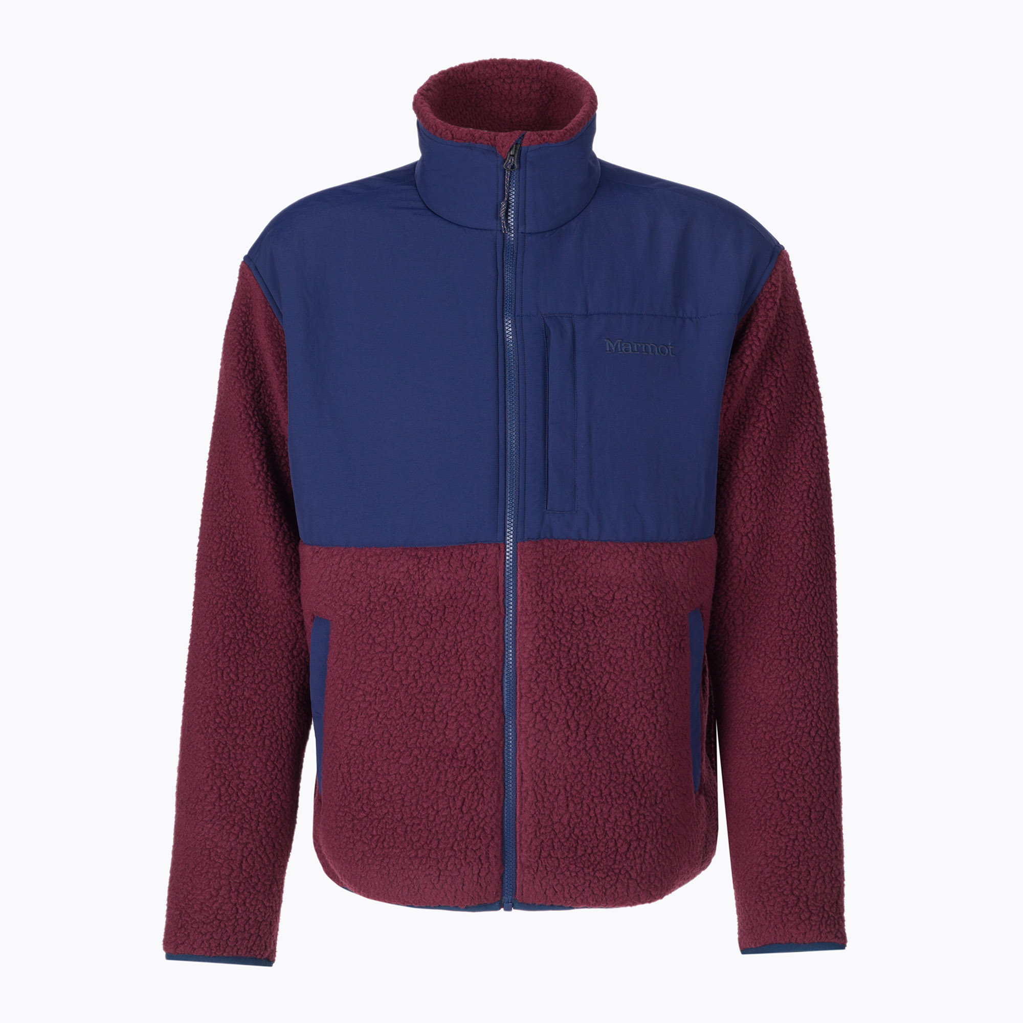 Bluza trekkingowa męska Marmot Wiley Polartec arctic navy/port royal 