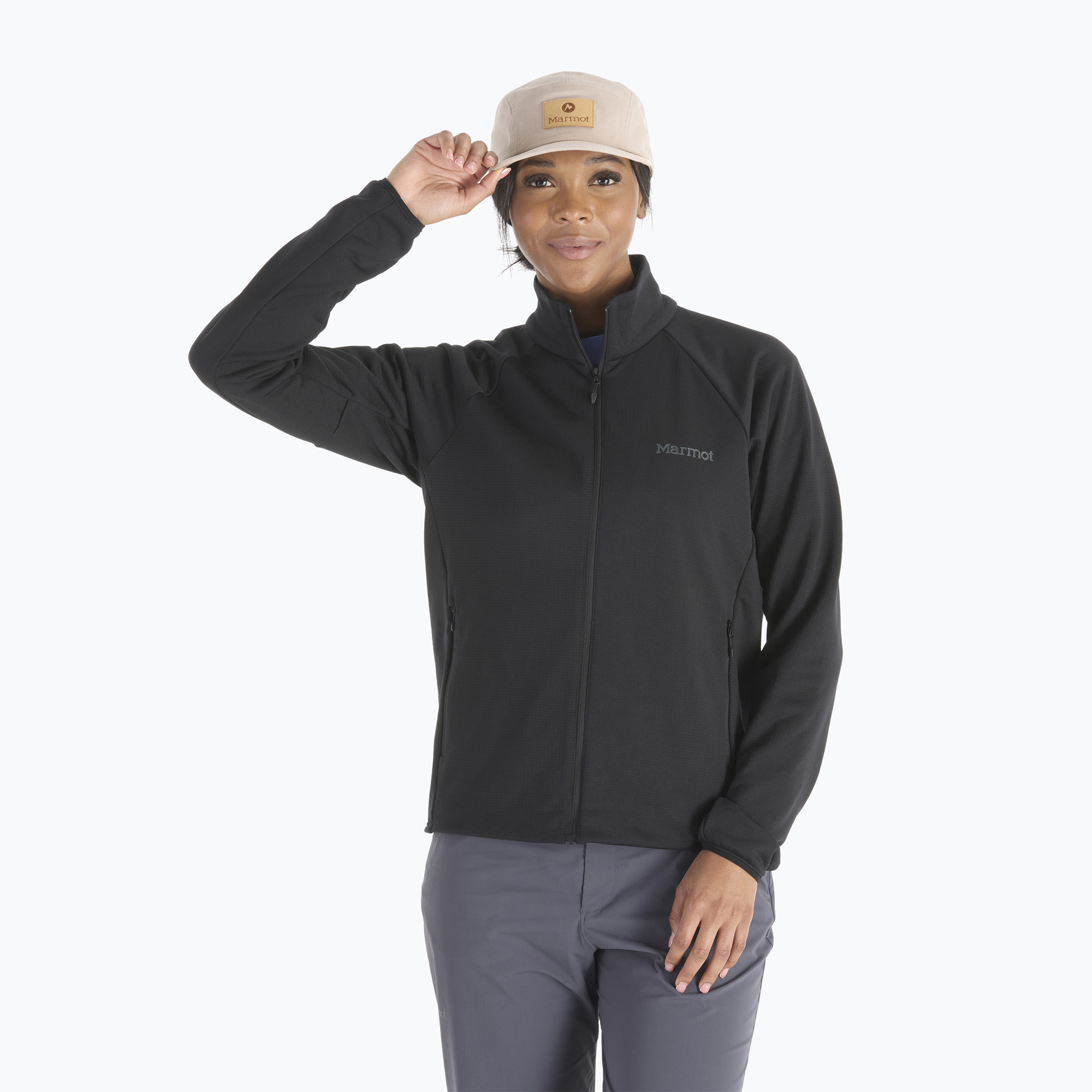 Bluza polarowa damska Marmot Leconte Fleece black 