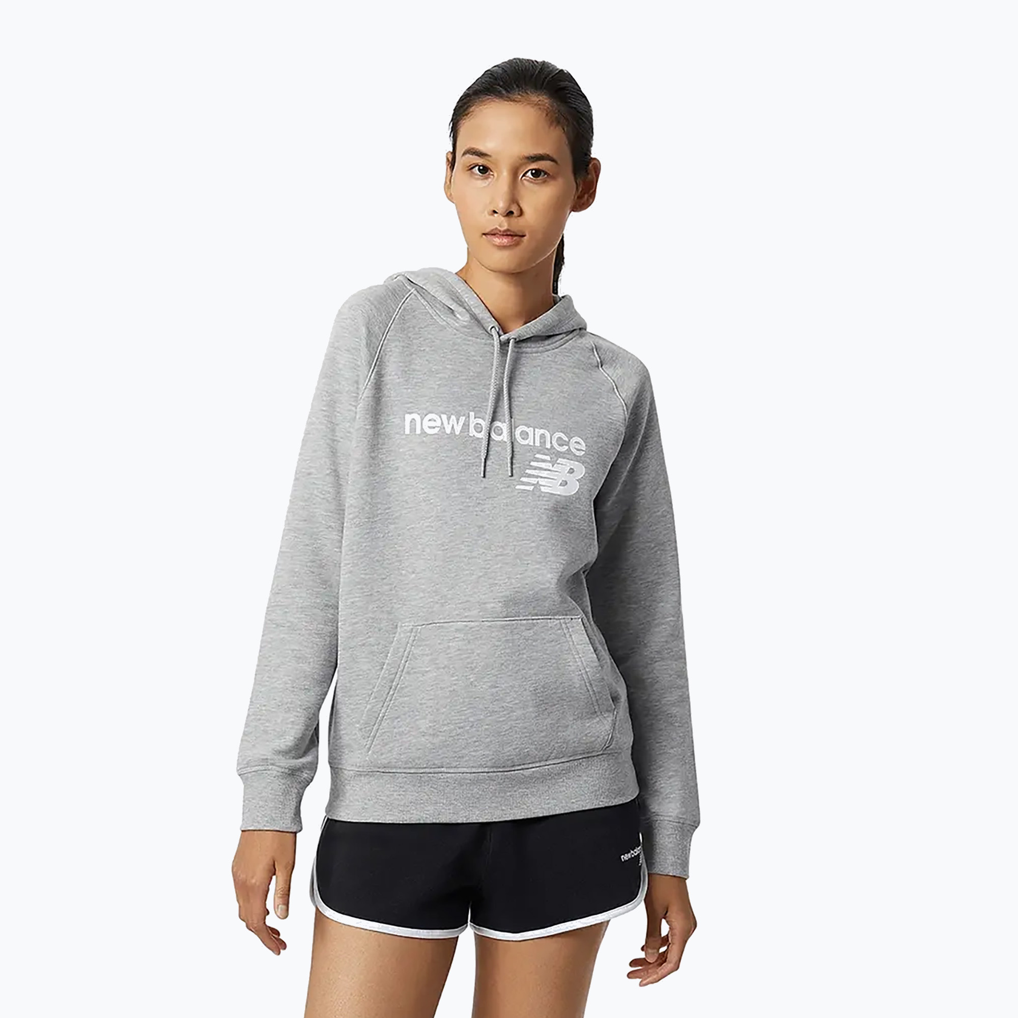 Bluza damska New Balance Core Fleece Hoodie grey 
