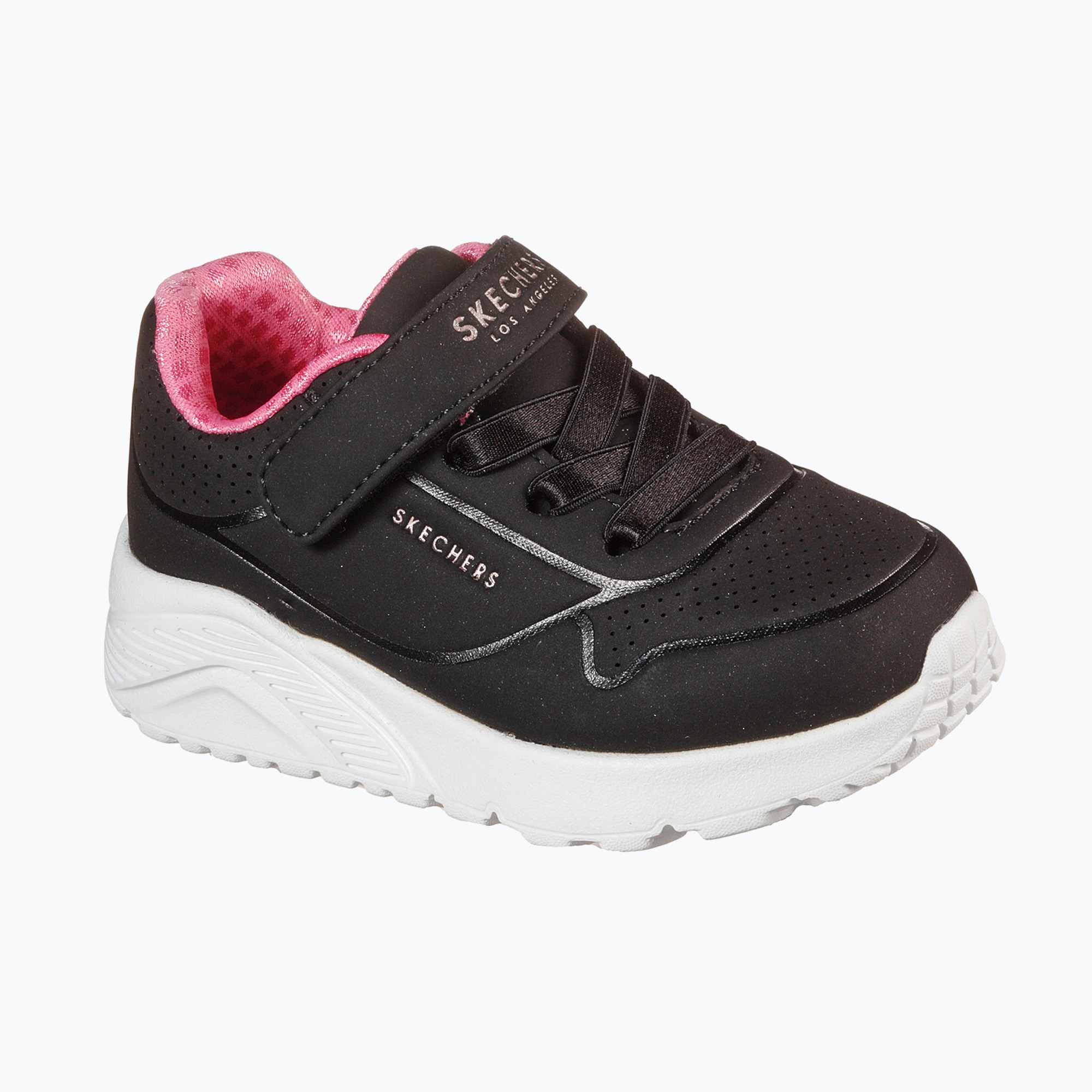 Buty dziecięce SKECHERS Uno Lite black/rose gold 