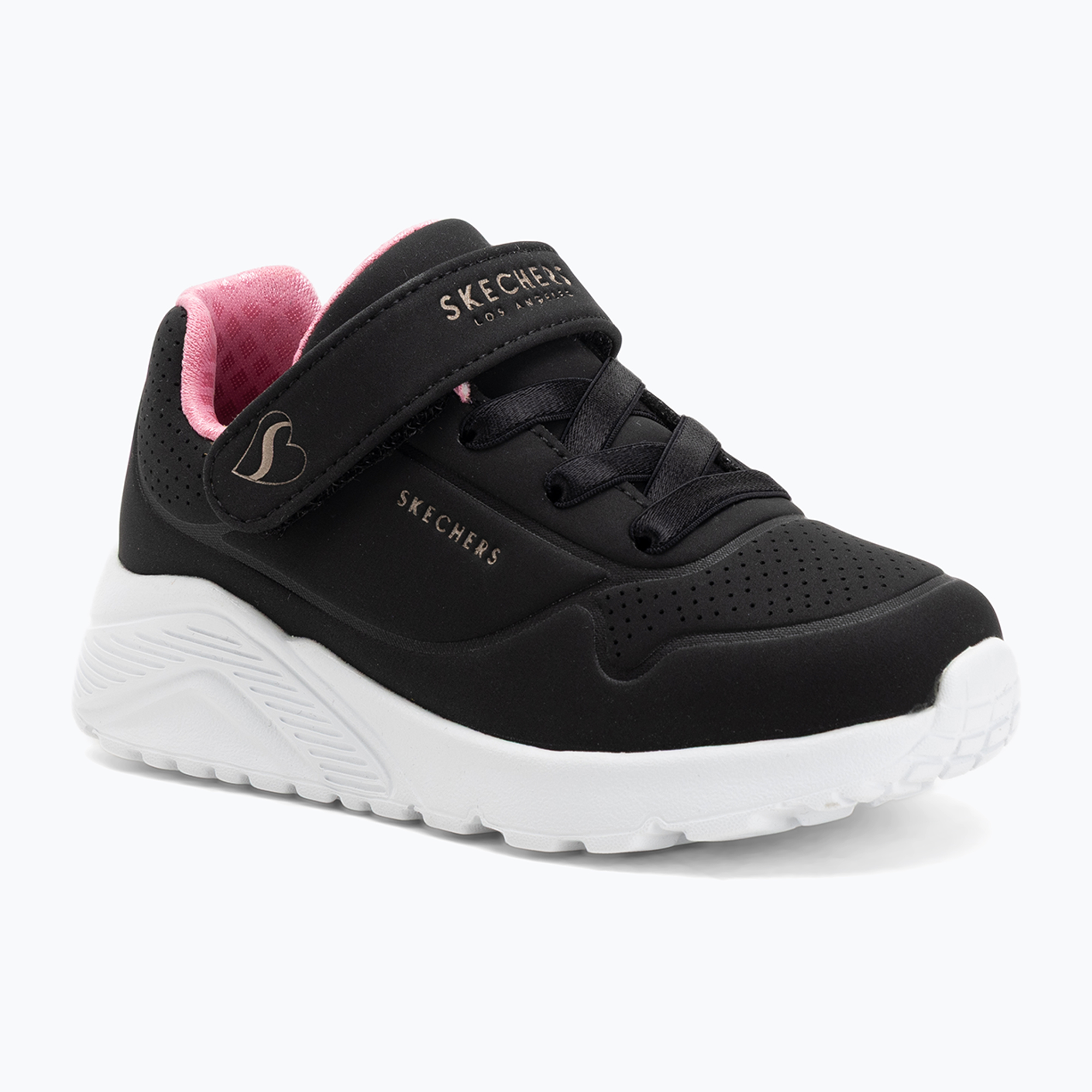 Buty dziecięce SKECHERS Uno Lite black/rose gold 