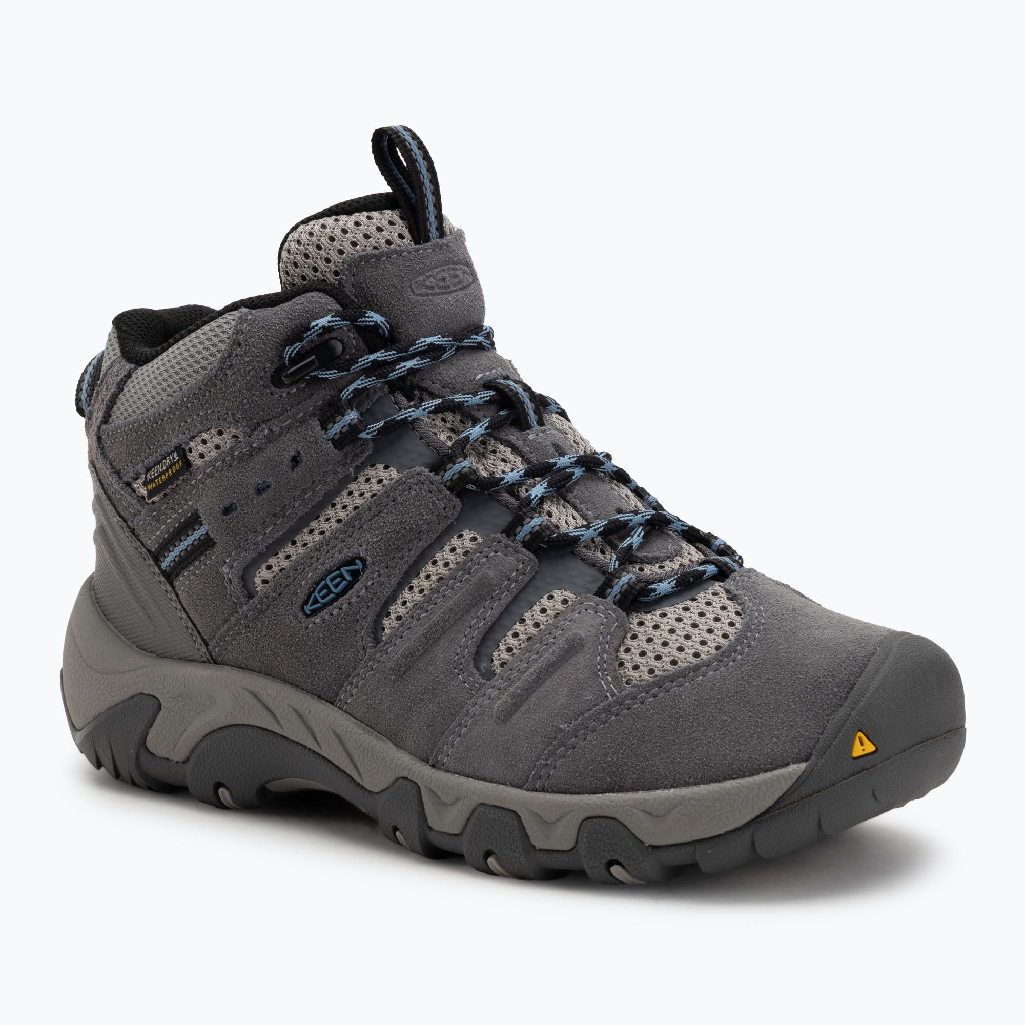 Buty trekkingowe damskie KEEN Headout Mid Waterproof steel grey/blue heaven 