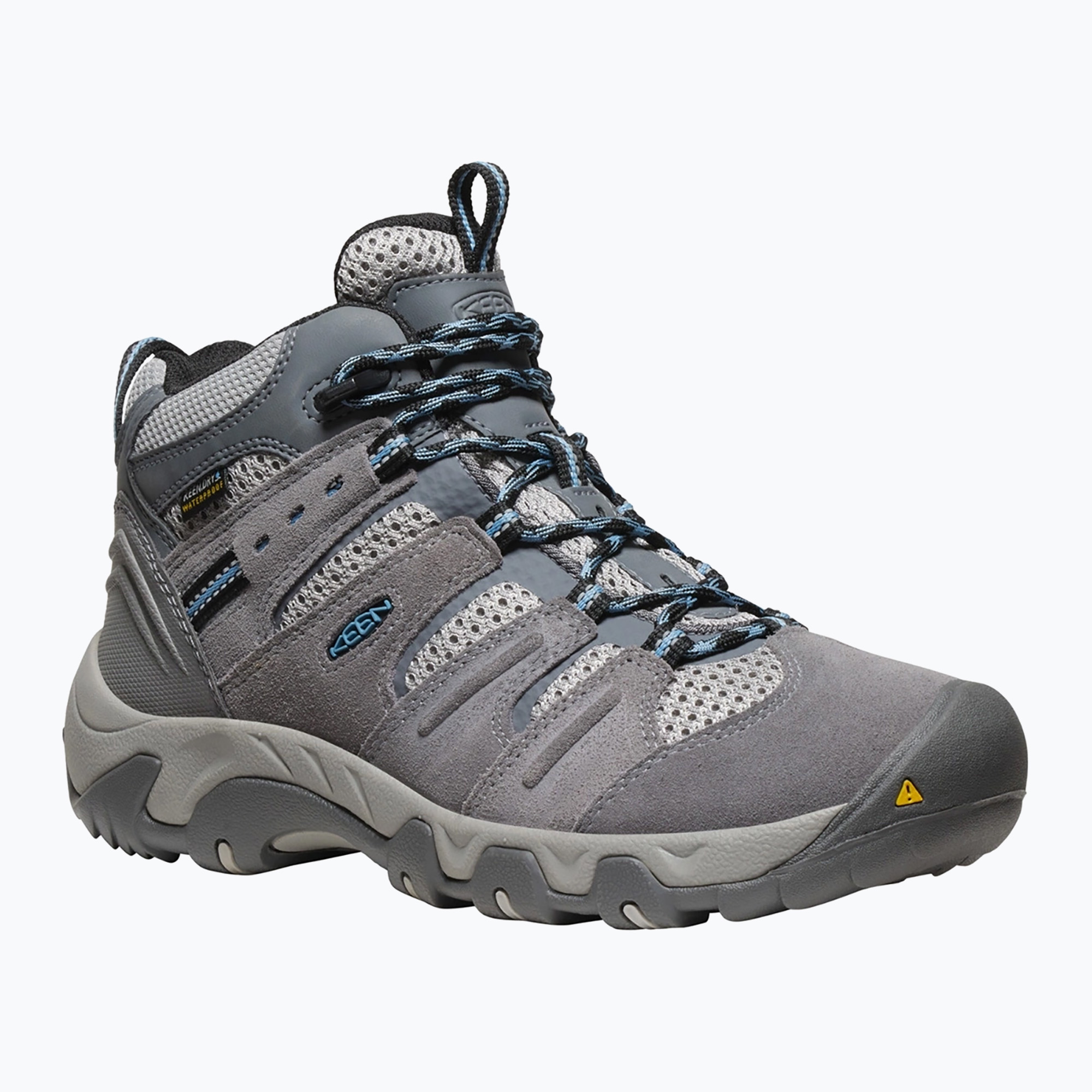Buty trekkingowe damskie KEEN Headout Mid Waterproof steel grey/blue heaven 