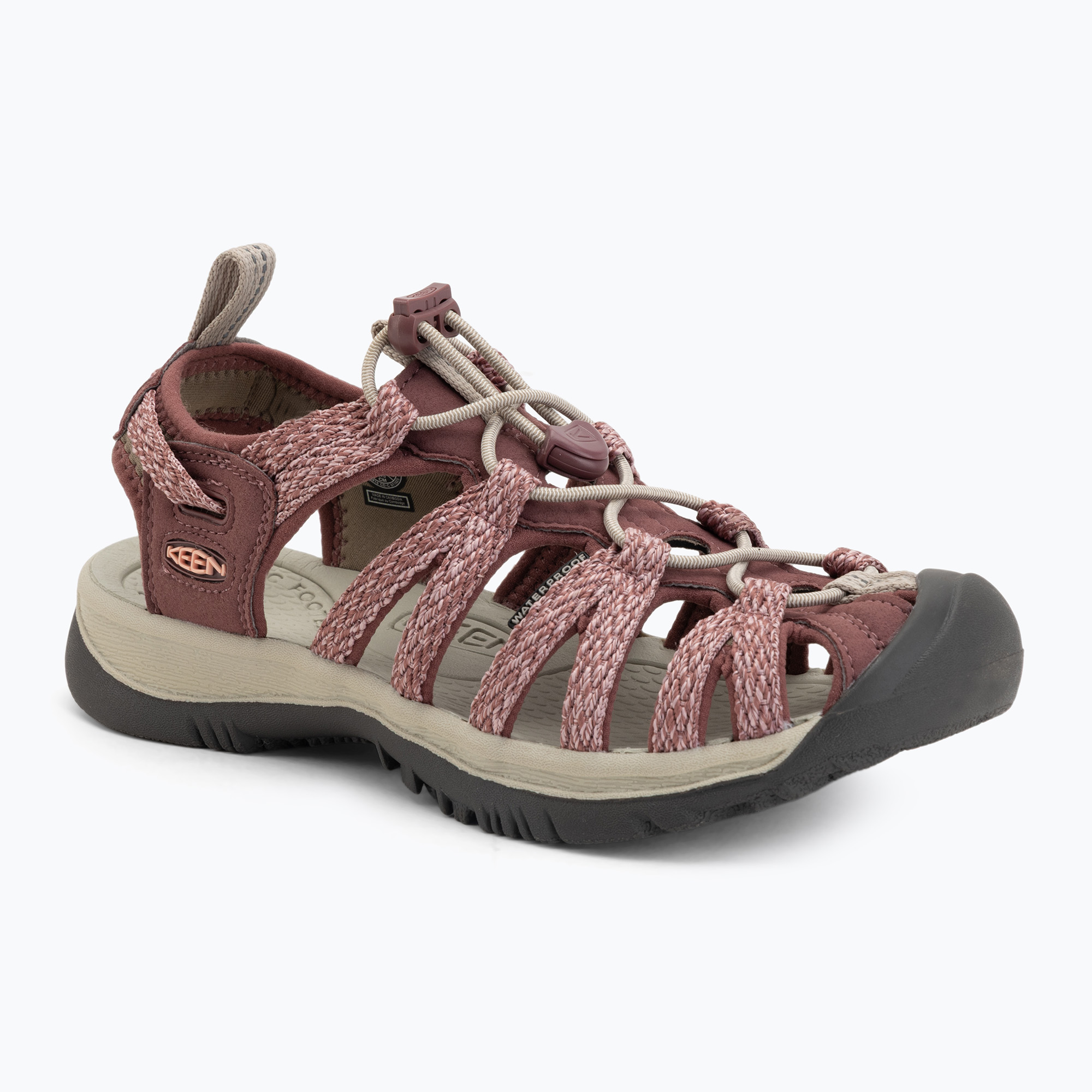 Дамски сандали KEEN Whisper rose brown/peach parfait