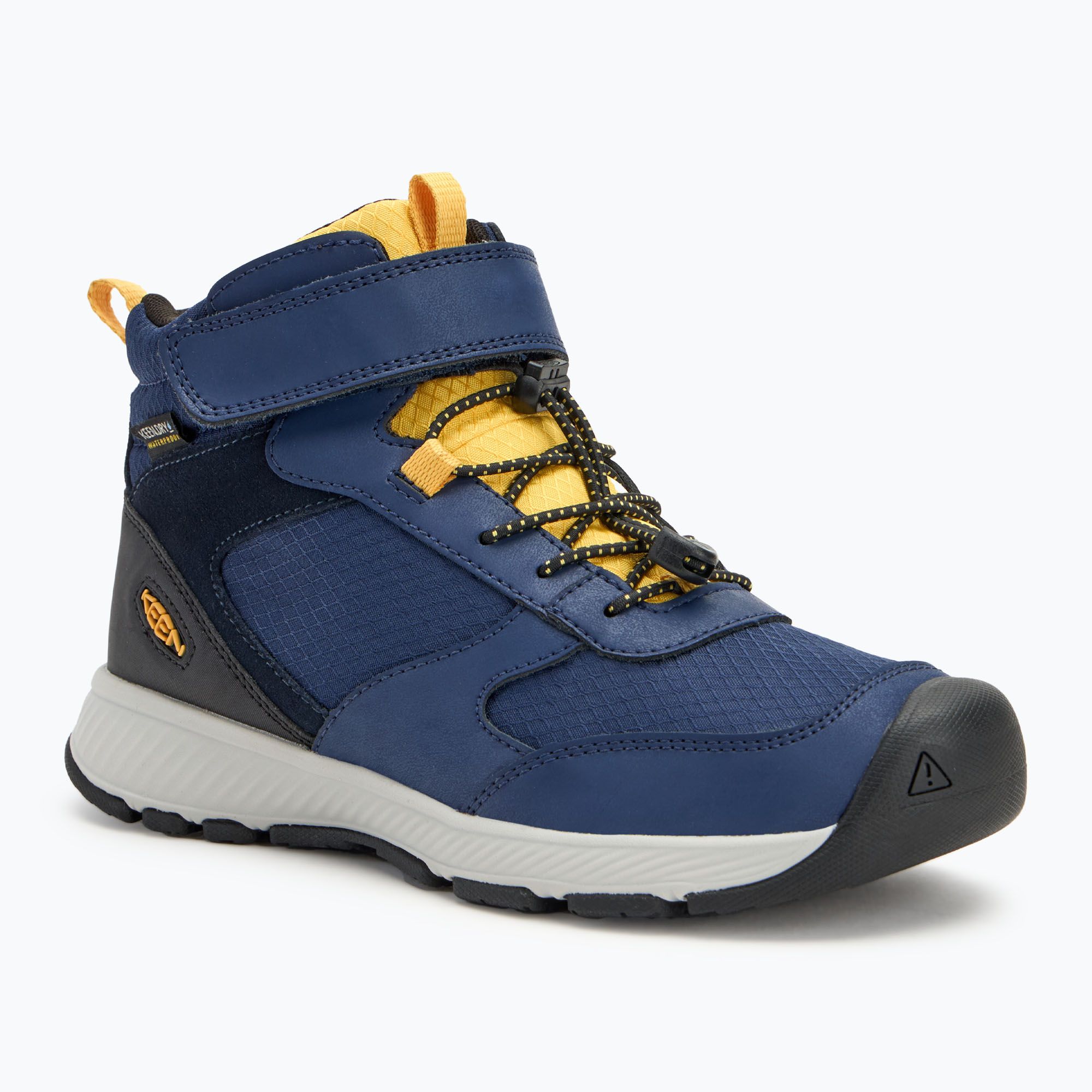 Buty dziecięce KEEN Skua Mid WP JR naval academy/yolk yellow 