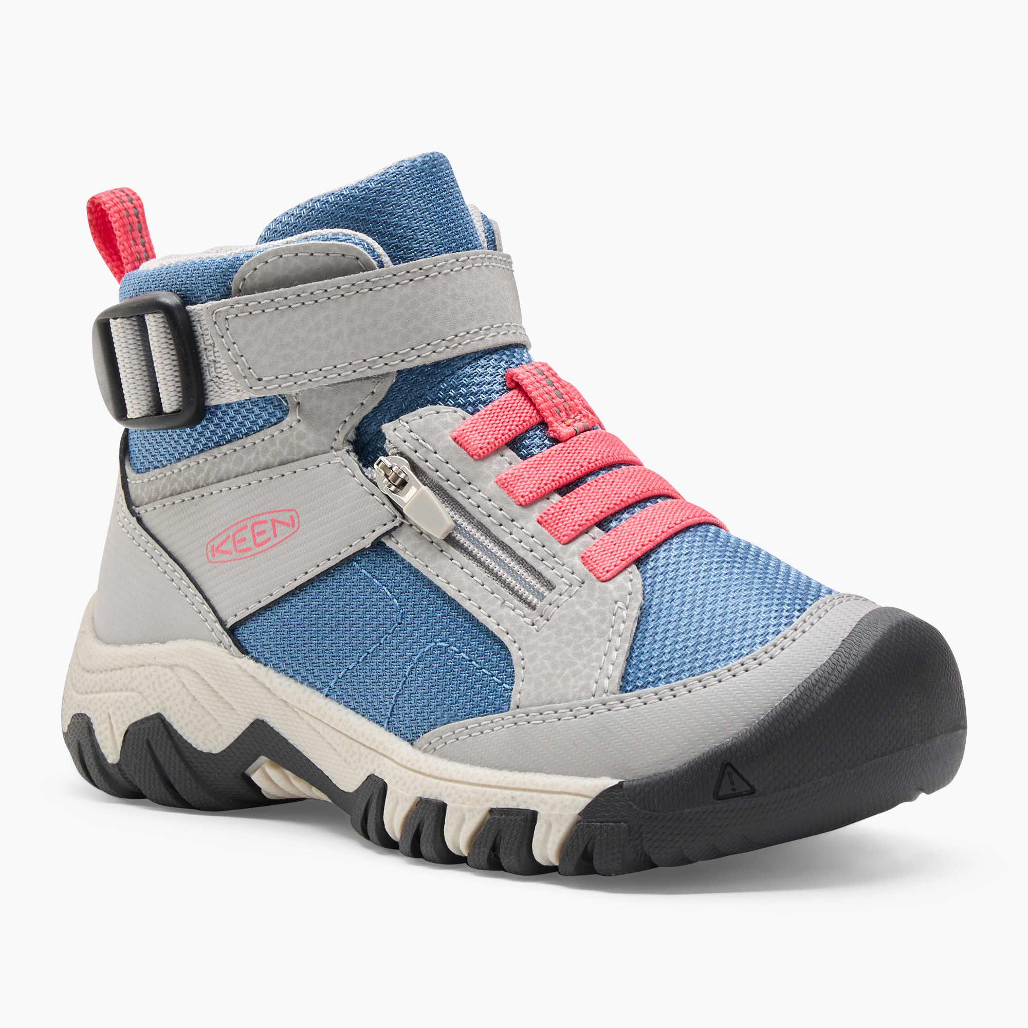Buty turystyczne dziecięce KEEN Targhee Boundless alloy/rouge red 