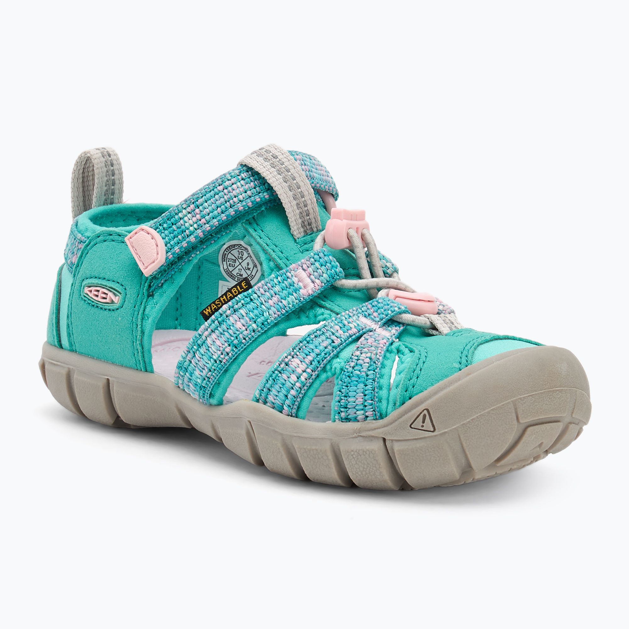 Sandały dziecięce KEEN Seacamp II CNX aqua/giggle pink 