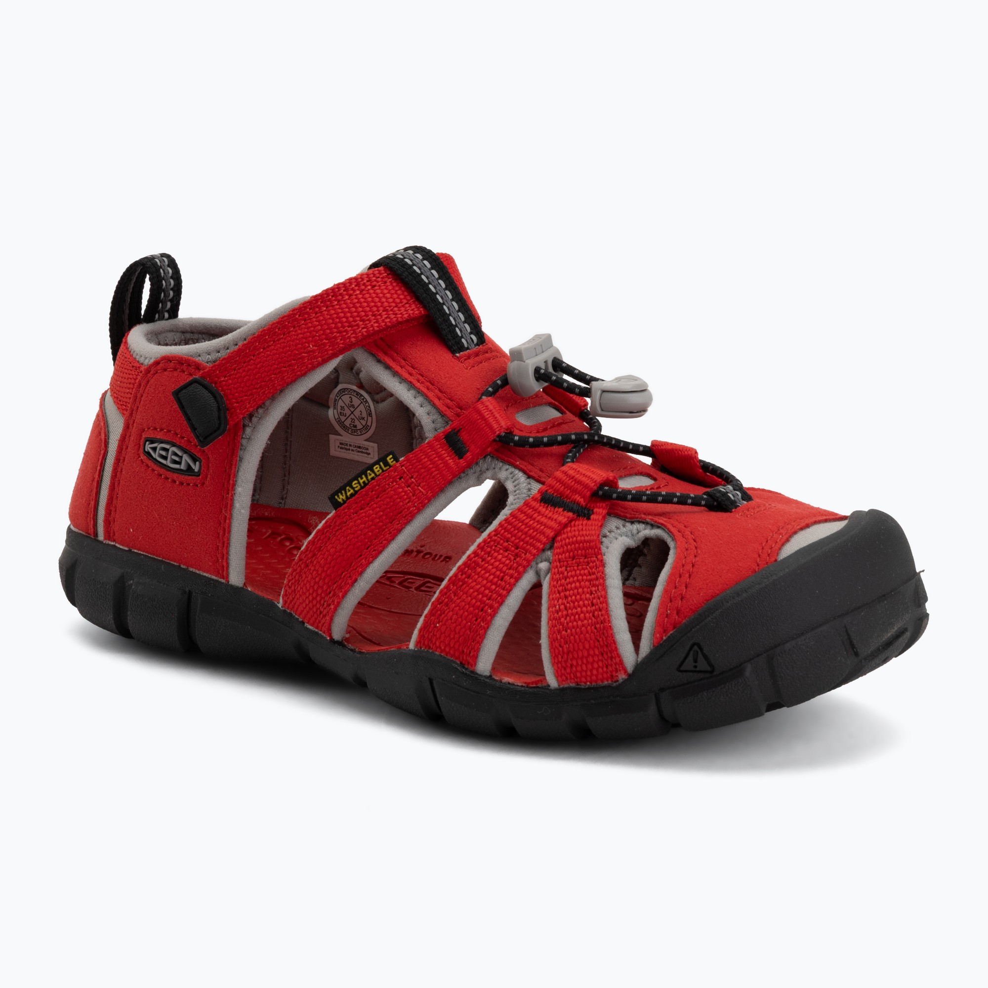 Sandały juniorskie KEEN Seacamp II CNX red/alloy | WYSYŁKA W 24H | 30 DNI NA ZWROT