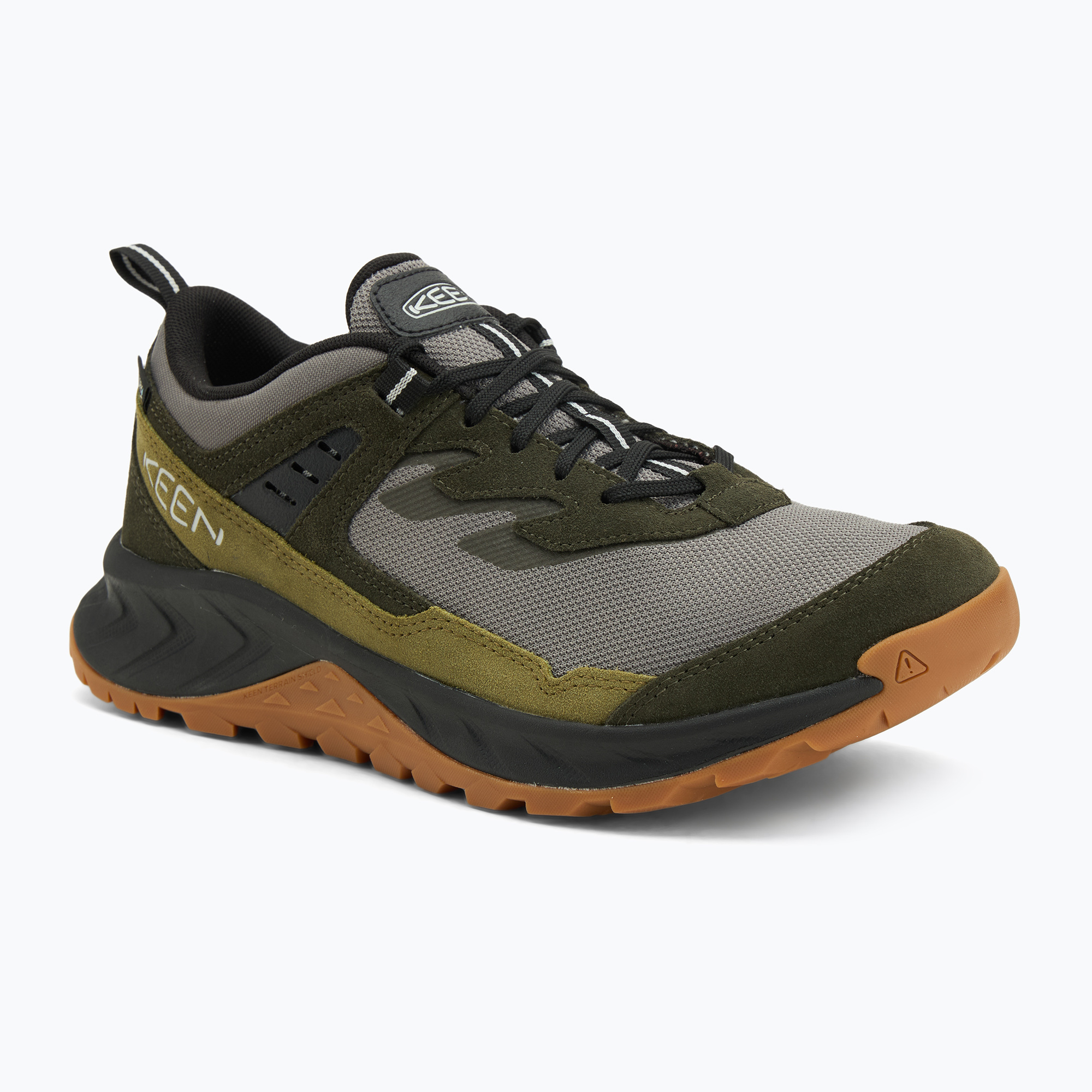 Buty trekkingowe męskie KEEN Hightrail Waterproof Steel grey/forest night 