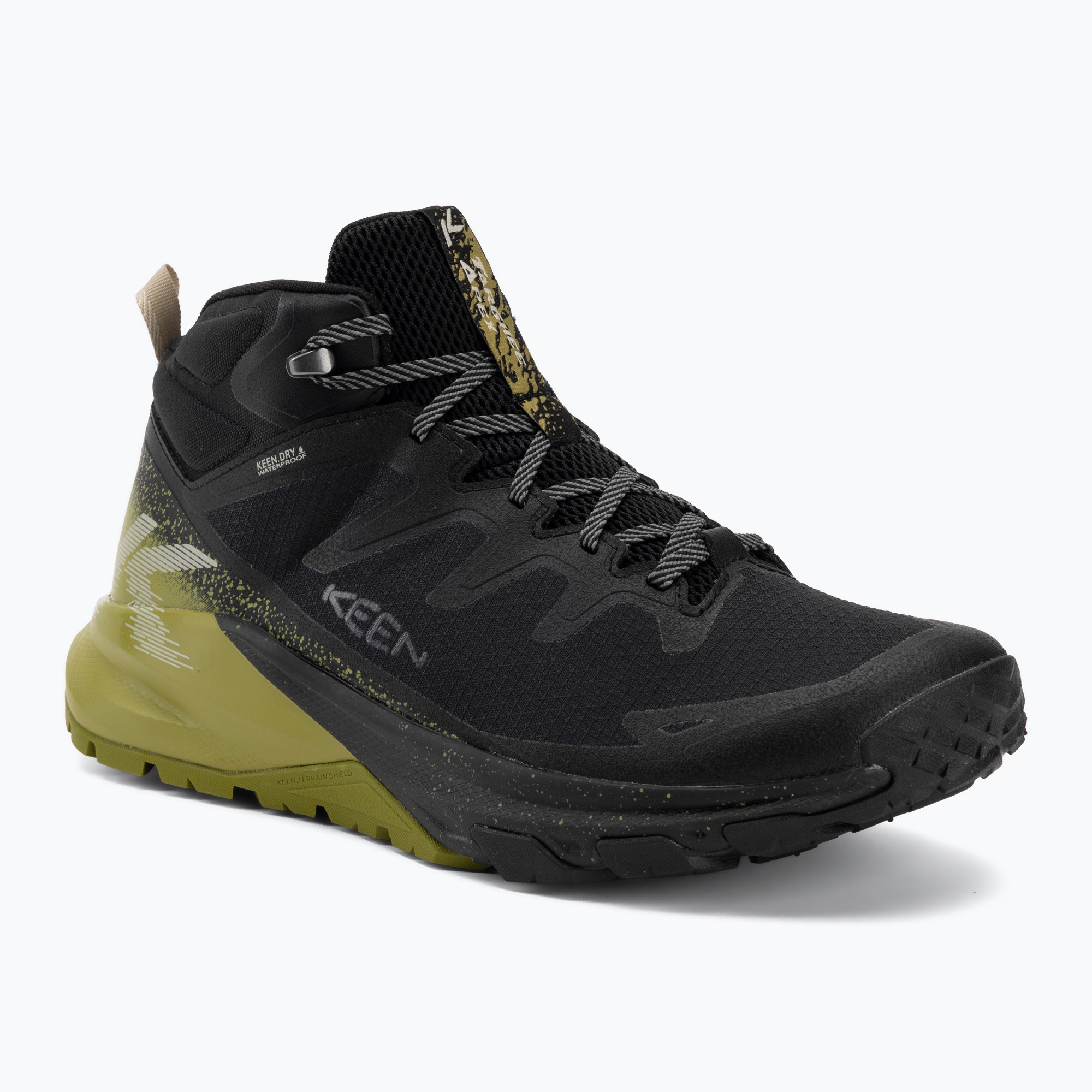 Мъжки обувки за трекинг KEEN Targhee Apex Mid Wp black/golden cypress