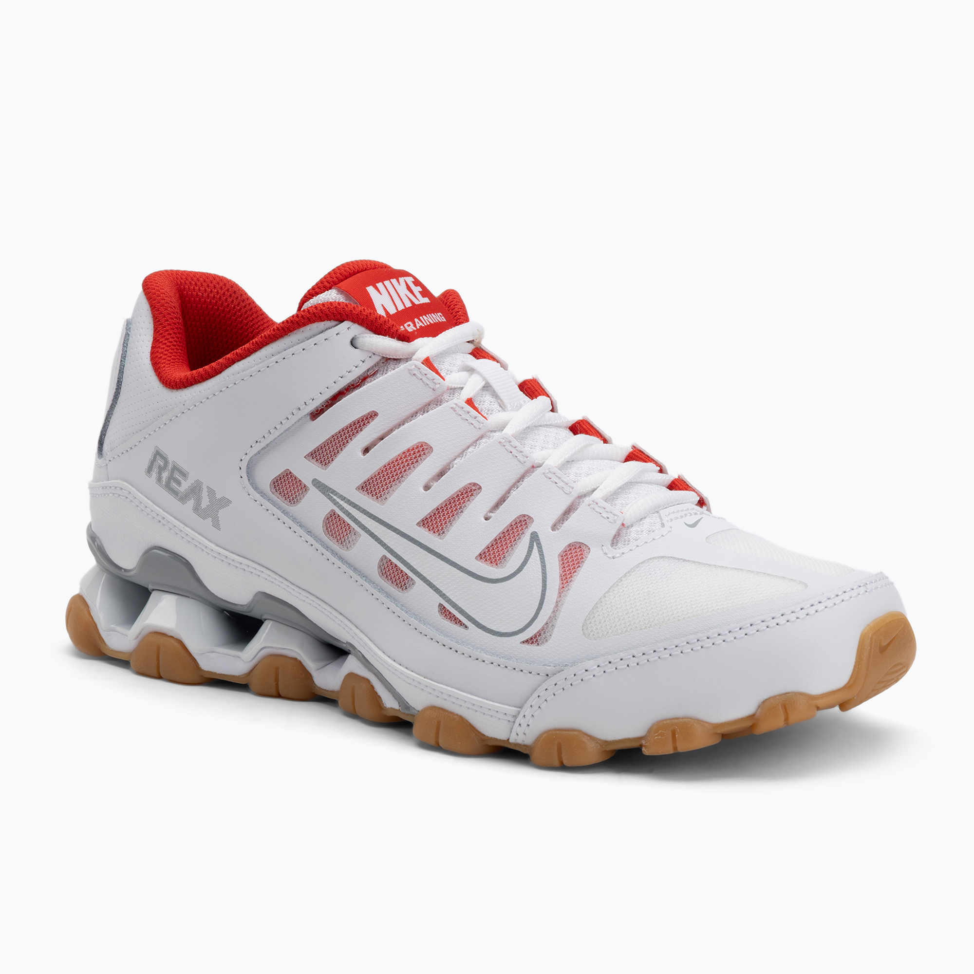 Buty treningowe męskie Nike Reax 8 Tr Mesh white/white/wolf grey/chile red 