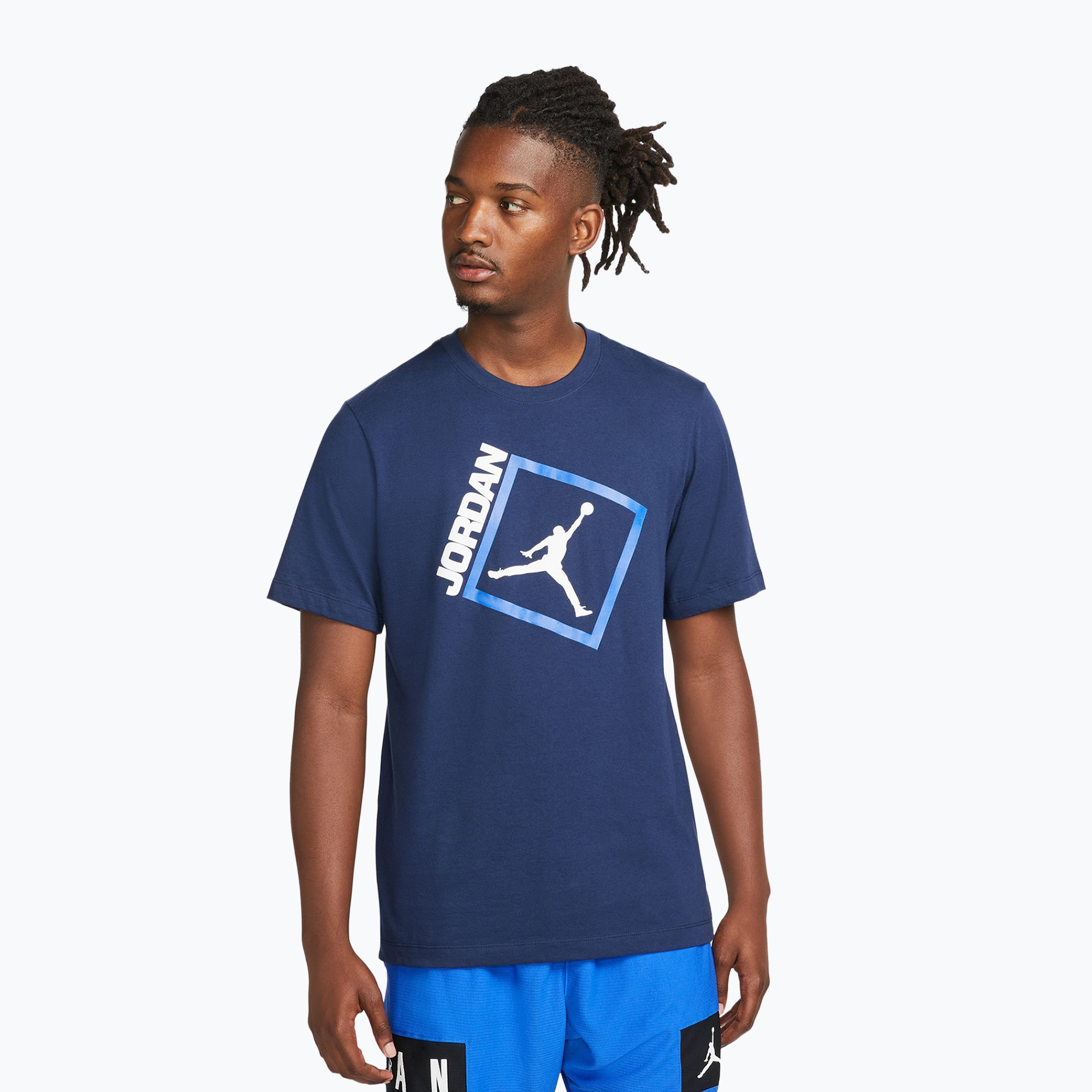 Pánske tričko Jordan Jumpman Box midnight navy/white