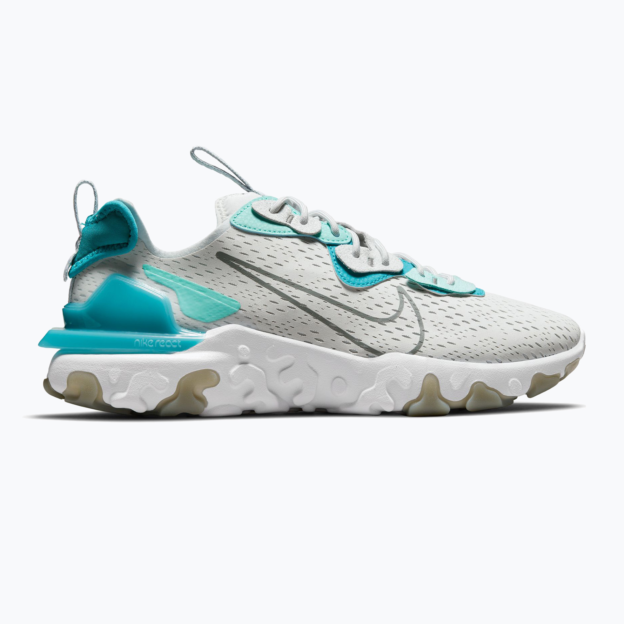 Buty męskie Nike React Vision pure platinum/aquamarine/smoke grey 