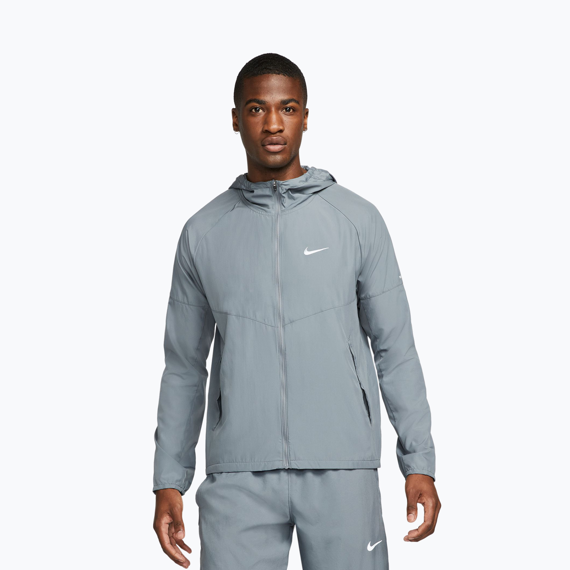 Мъжко яке за бягане Nike Repel Miler smoke grey/smoke grey