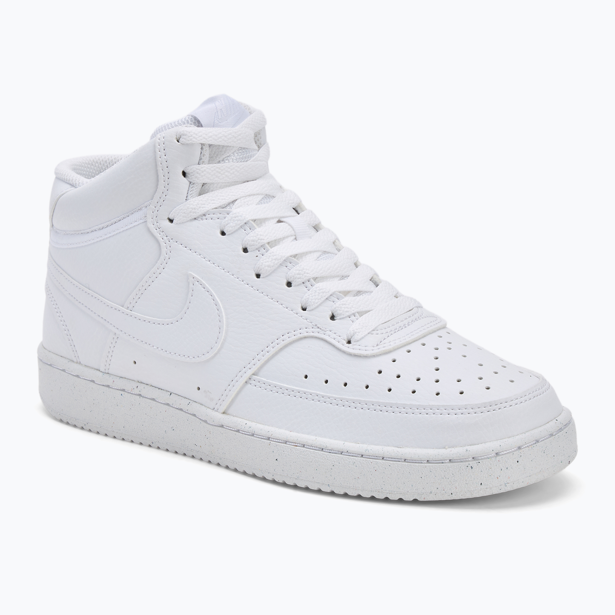 Buty męskie Nike Court Vision Mid Next Nature white/white/white 