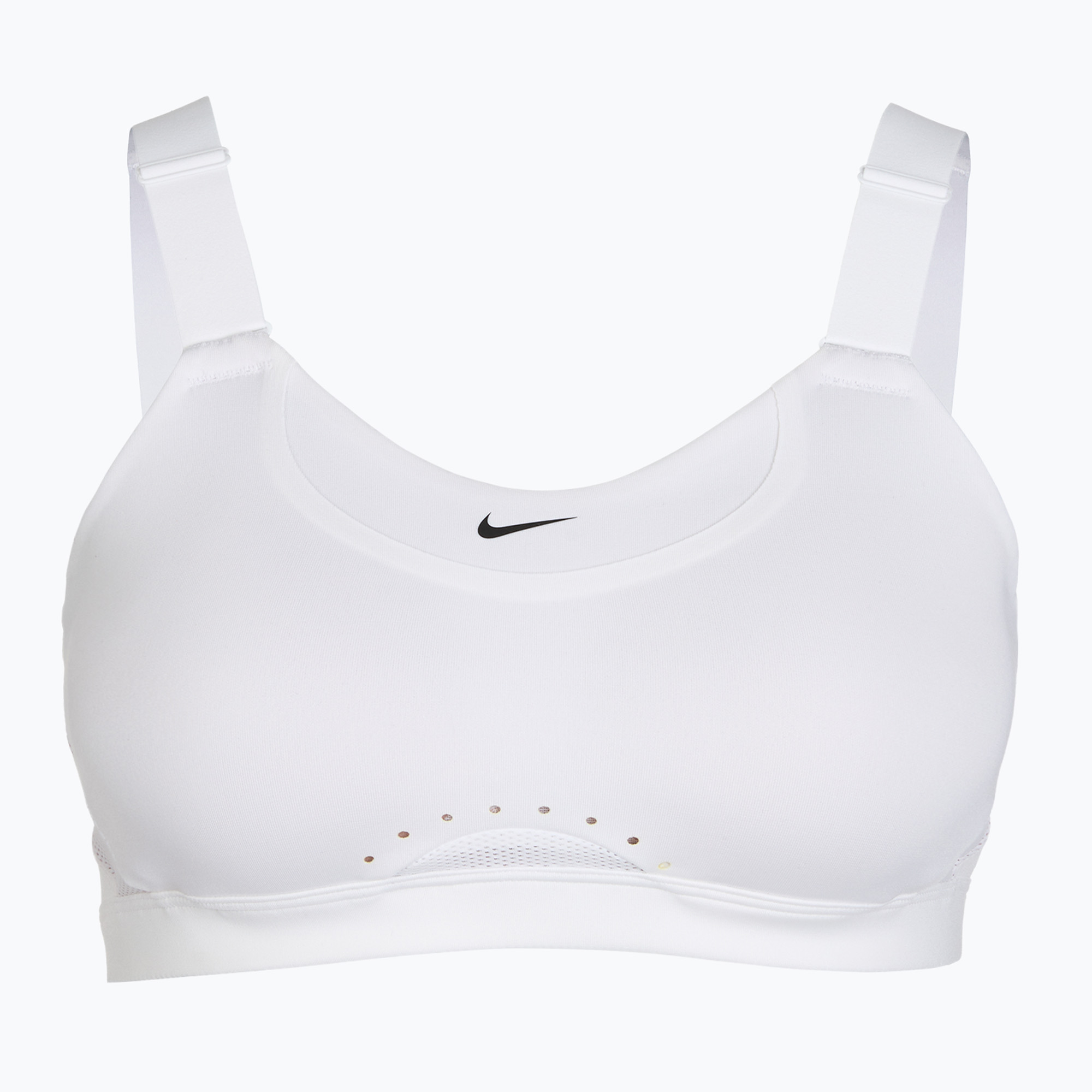 Biustonosz treningowy Nike Alpha High-Support white/white/stone mauve/black