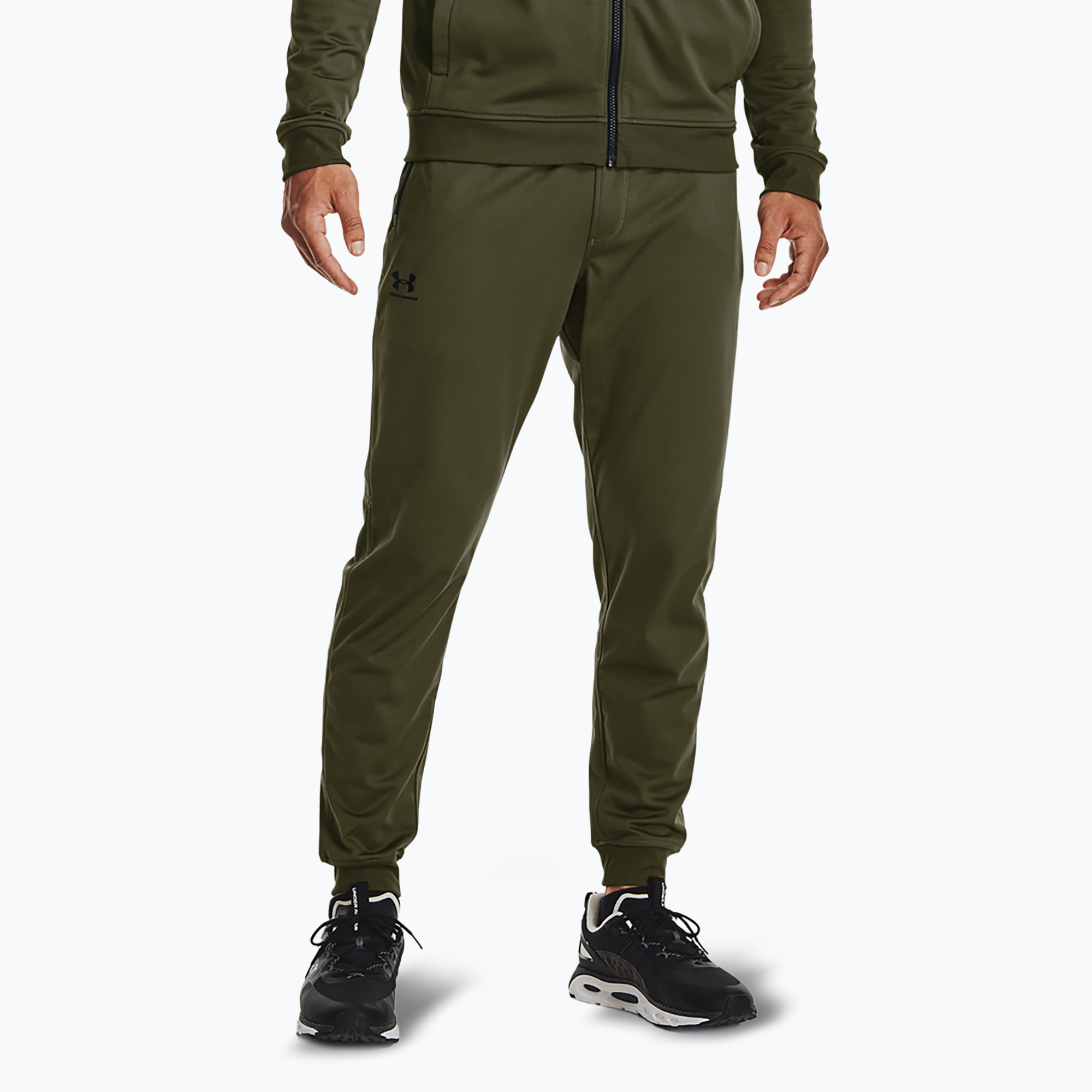 Spodnie męskie Under Armour Sportstyle Tricot Jogger marine od green/black 