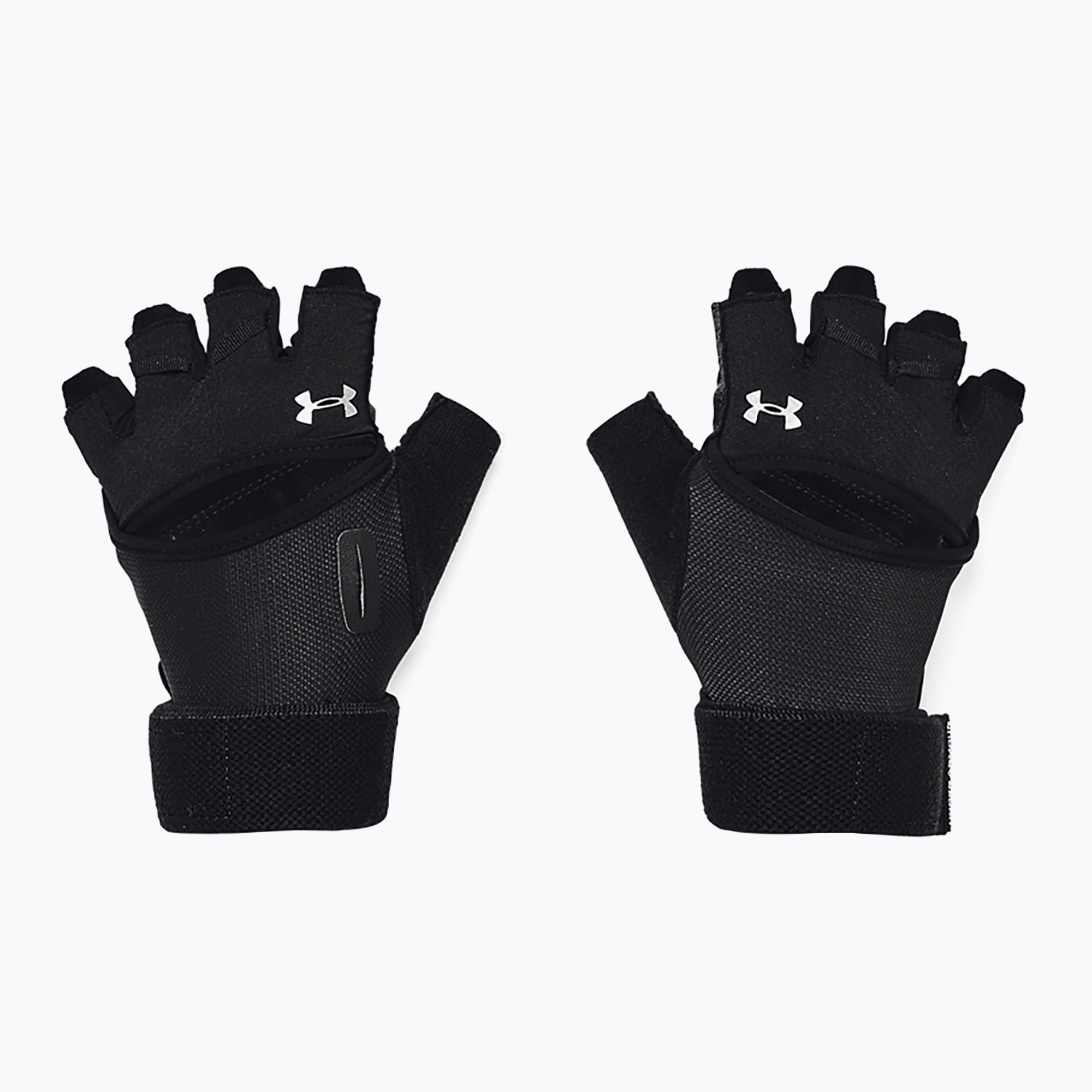 Under Armour M'S Weightlifting mănuși de antrenament pentru femei negru/negru/argintiu (M'S Weightlifting 1369831-001)