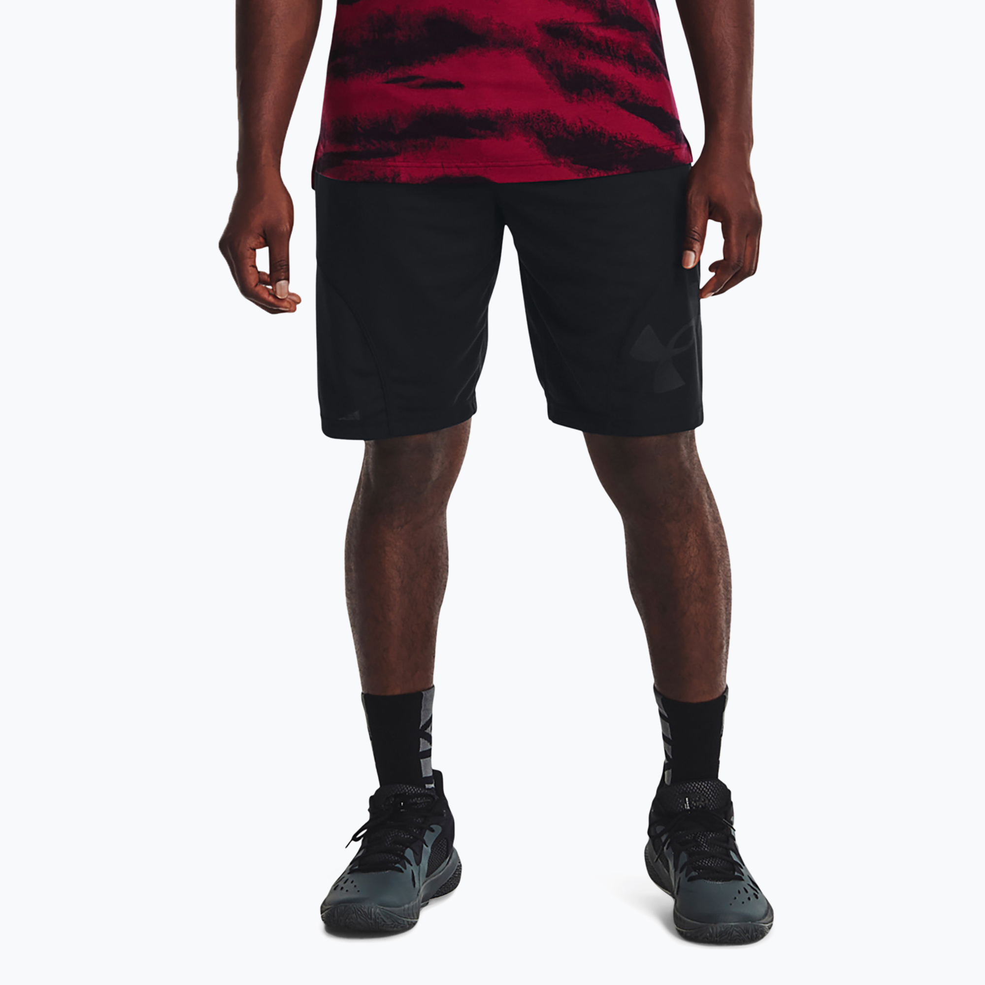 Spodenki koszykarskie męskie Under Armour Perimeter 11'' black/black 